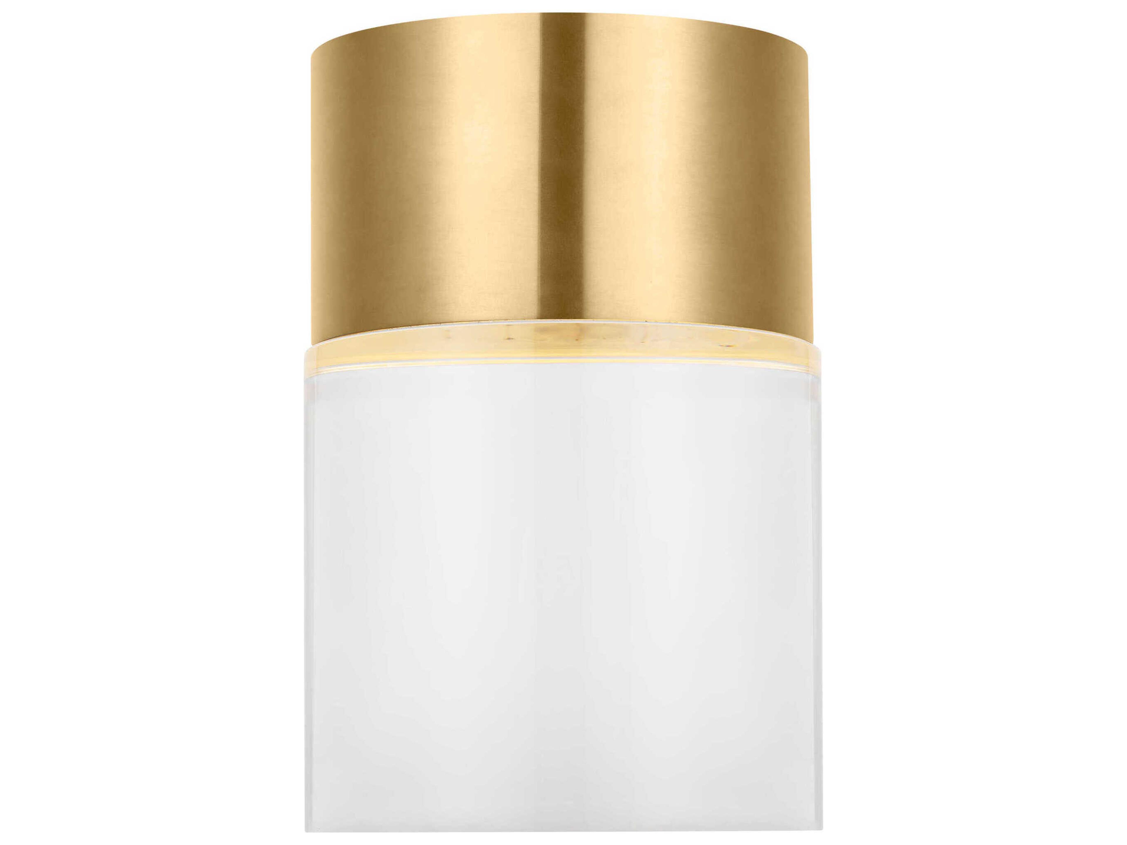 Visual Comfort Modern Caspe Hand Rubbed Antique Brass Table Lamp