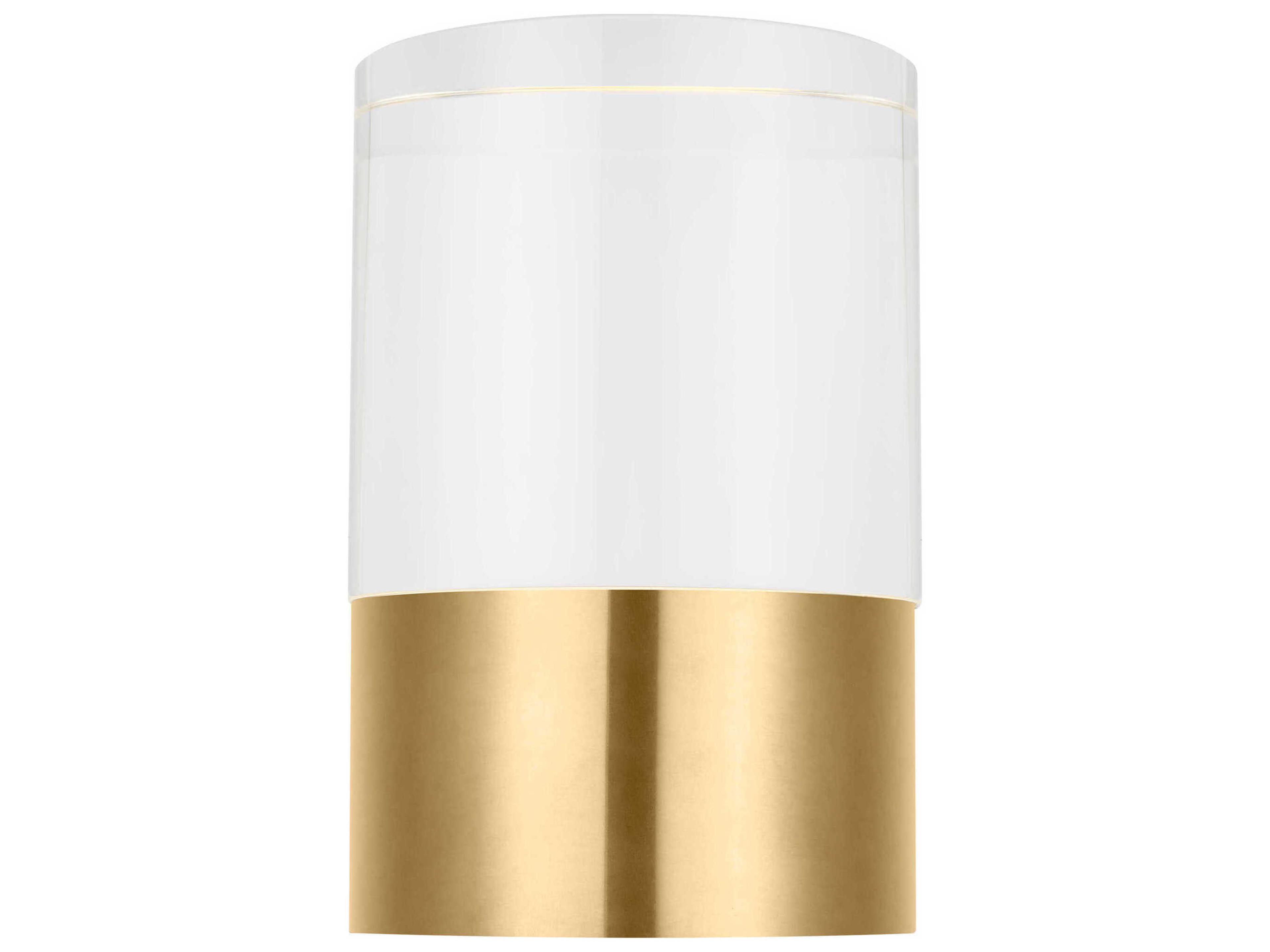 Visual Comfort Modern Caspe Hand Rubbed Antique Brass Table Lamp