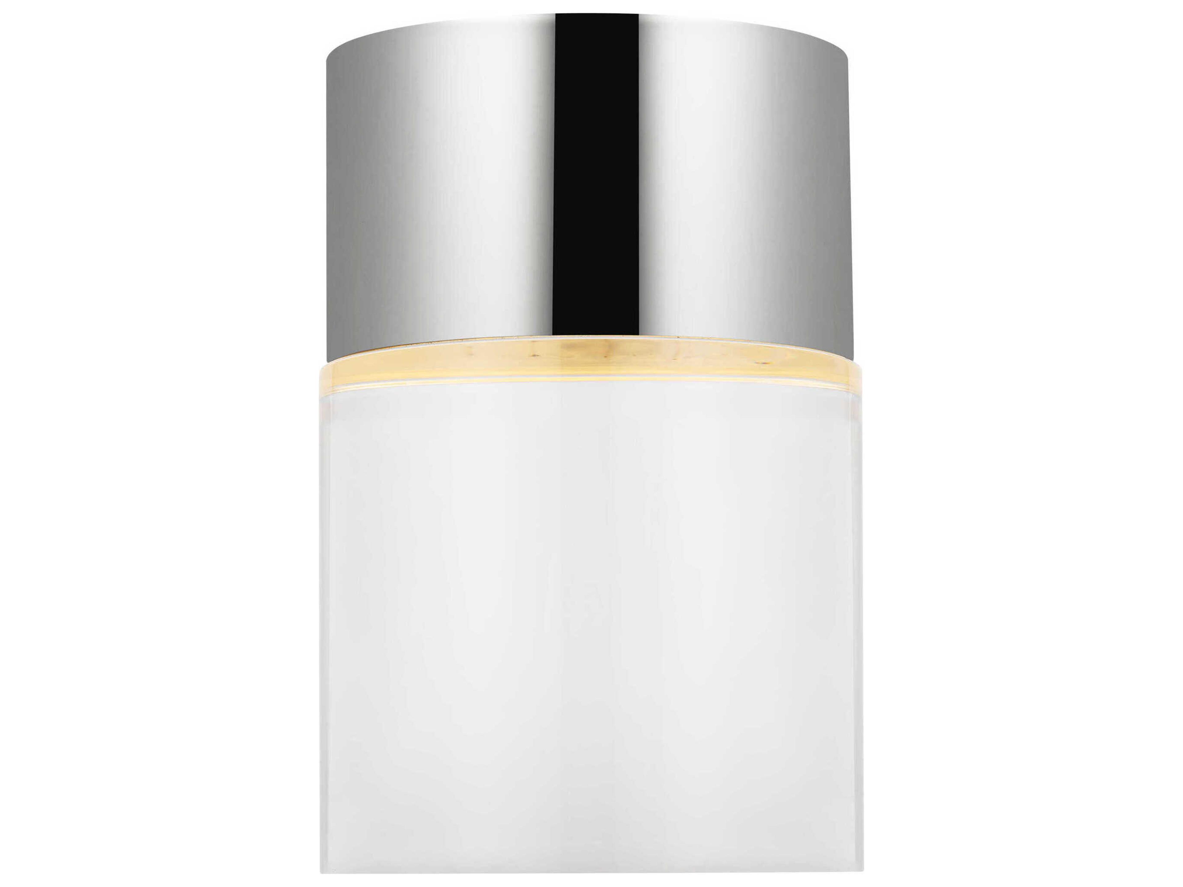Visual Comfort Modern Caspe Polished Nickel Table Lamp