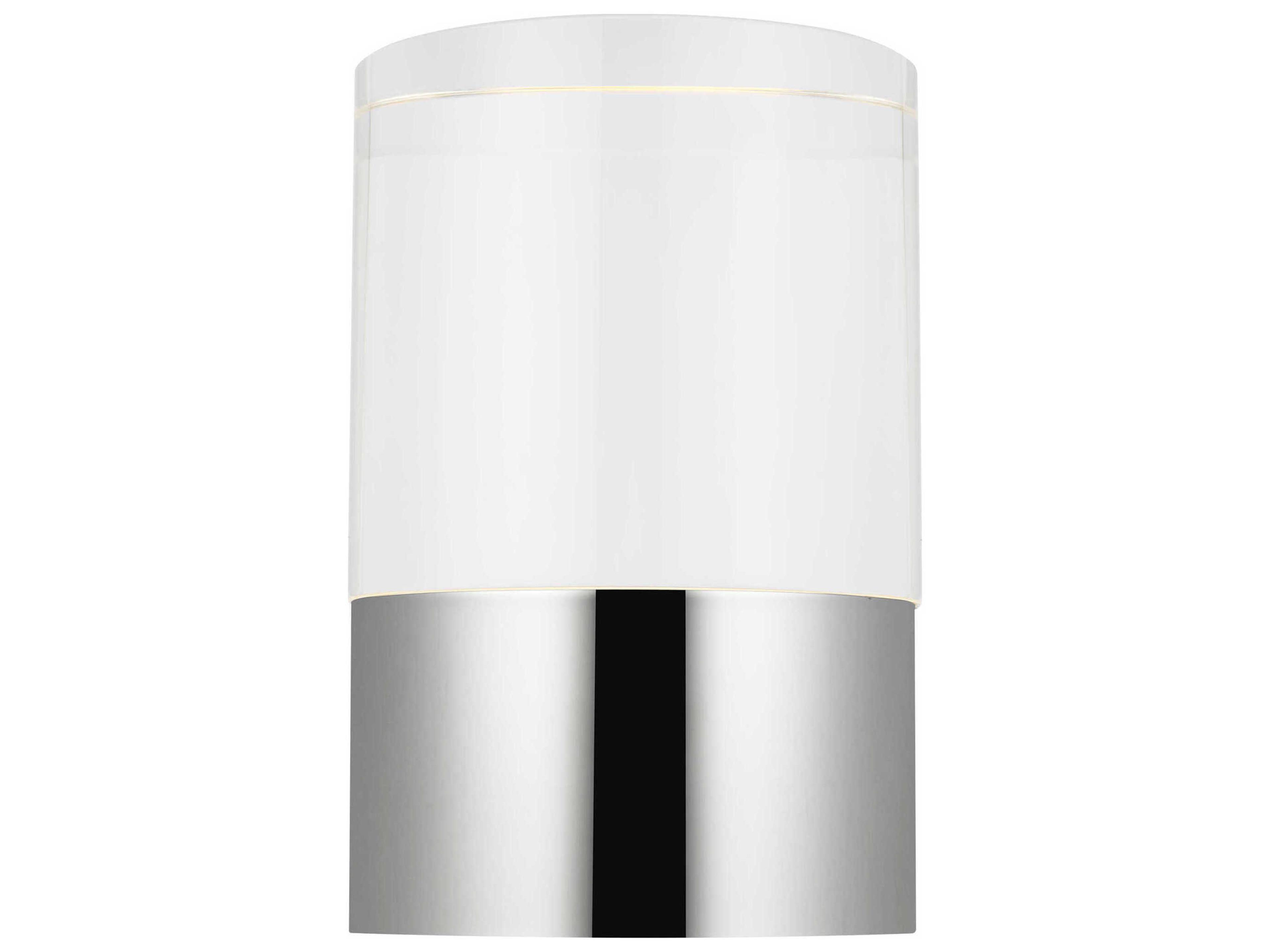 Visual Comfort Modern Caspe Polished Nickel Table Lamp