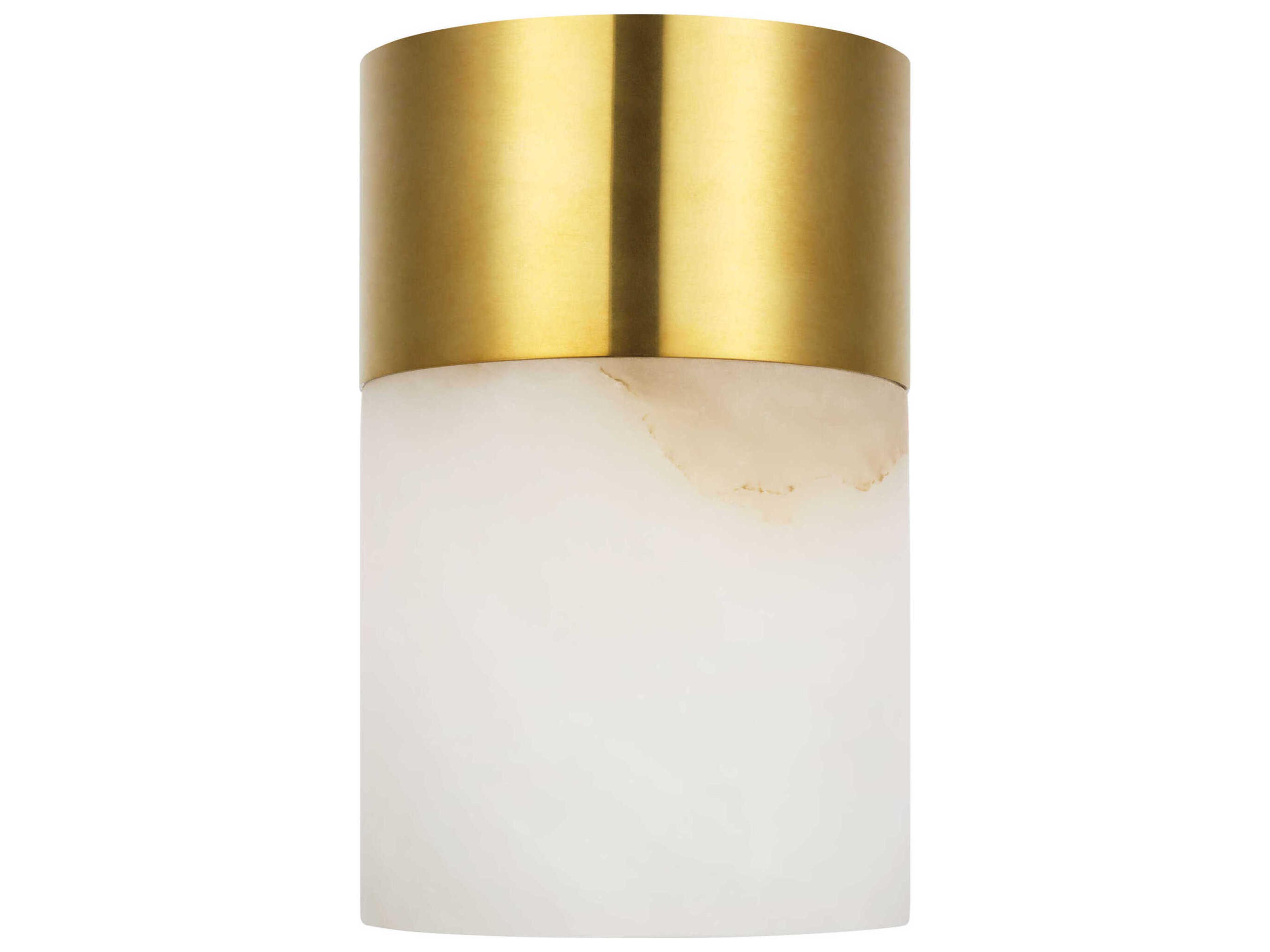 Visual Comfort Modern Caspe Hand Rubbed Antique Brass Table Lamp