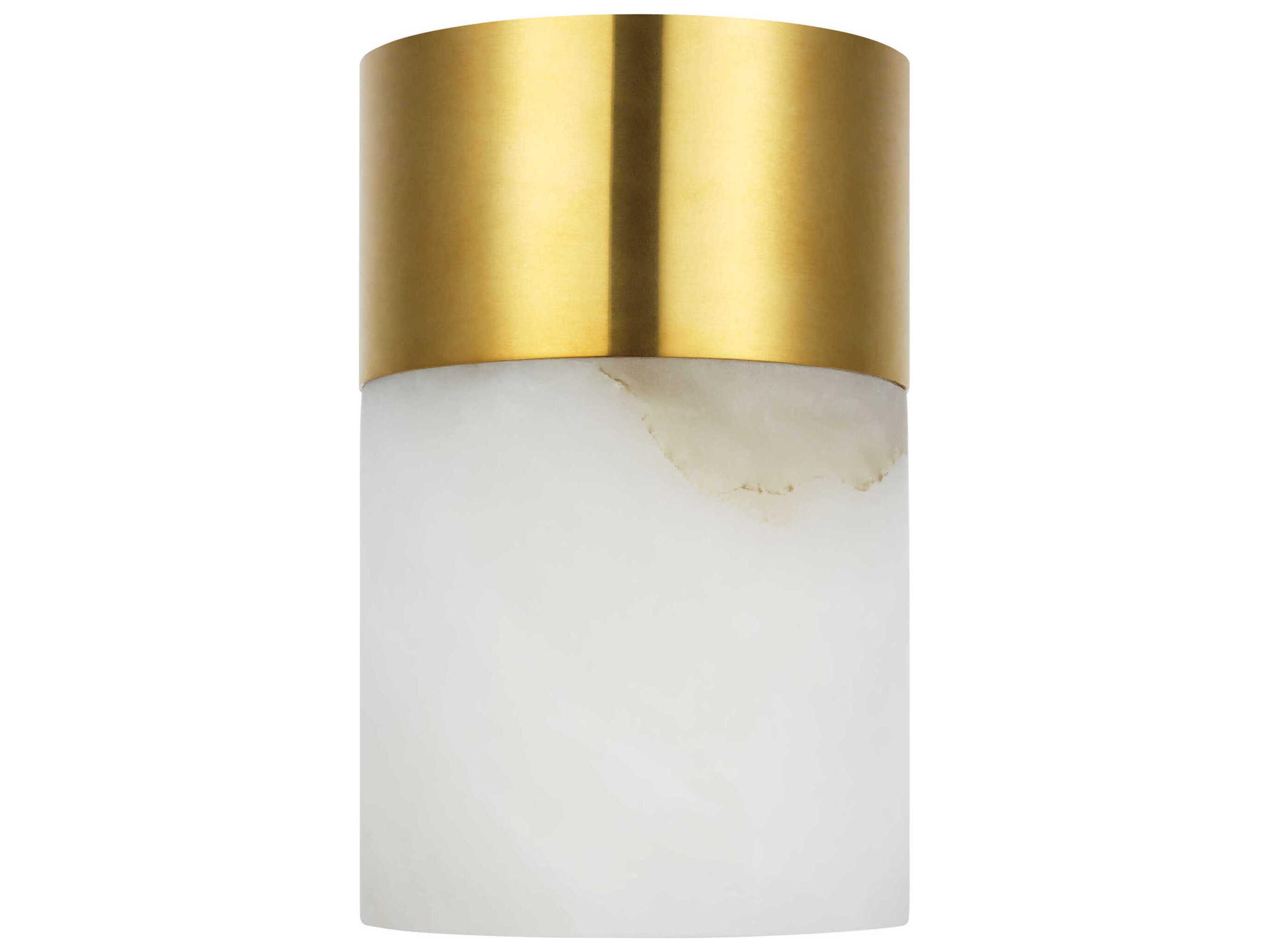 Visual Comfort Modern Caspe Hand Rubbed Antique Brass Table Lamp