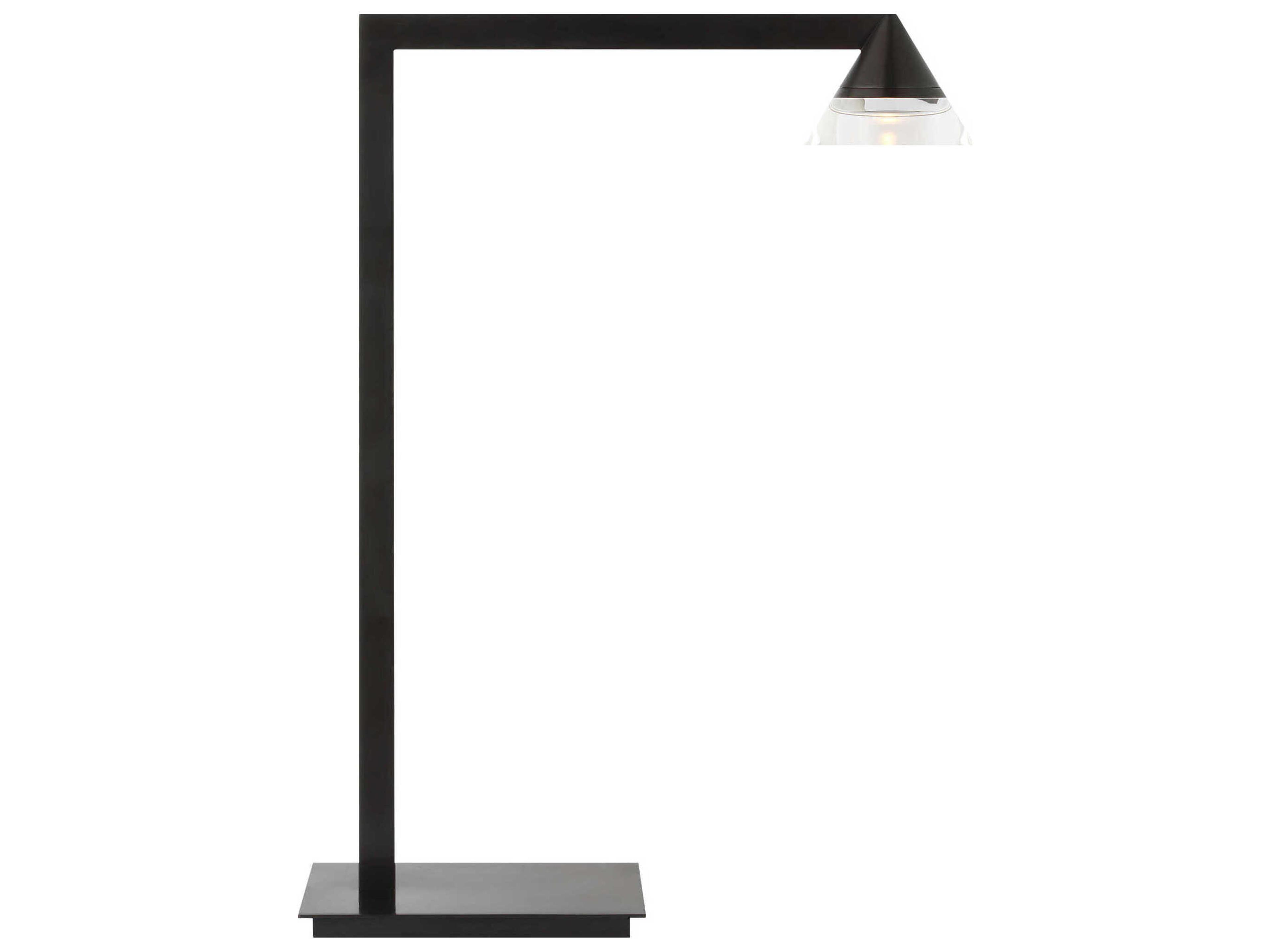 Visual Comfort Modern Midrand Bronze Table Lamp