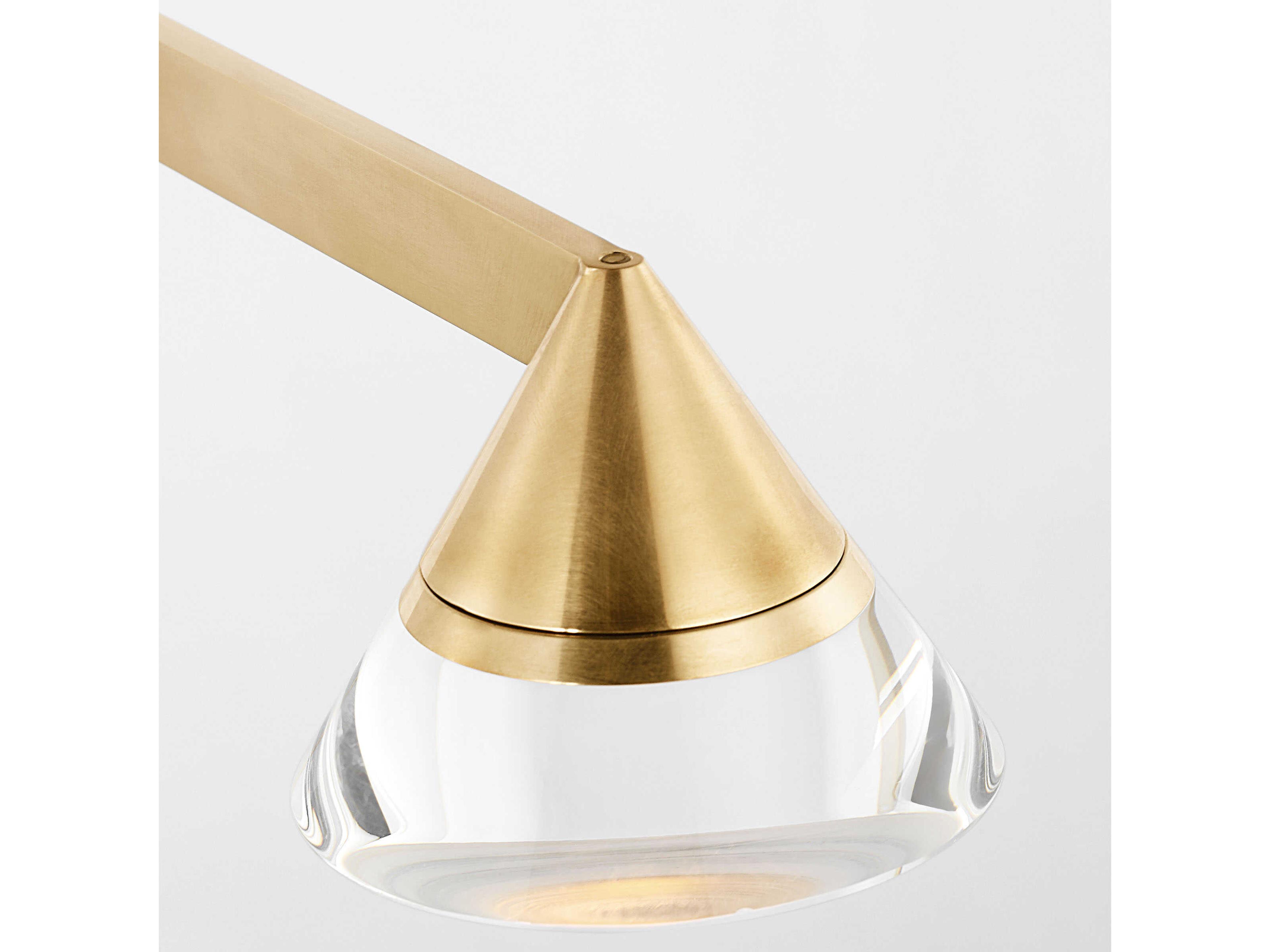 Visual Comfort Modern Midrand Brass Table Lamp