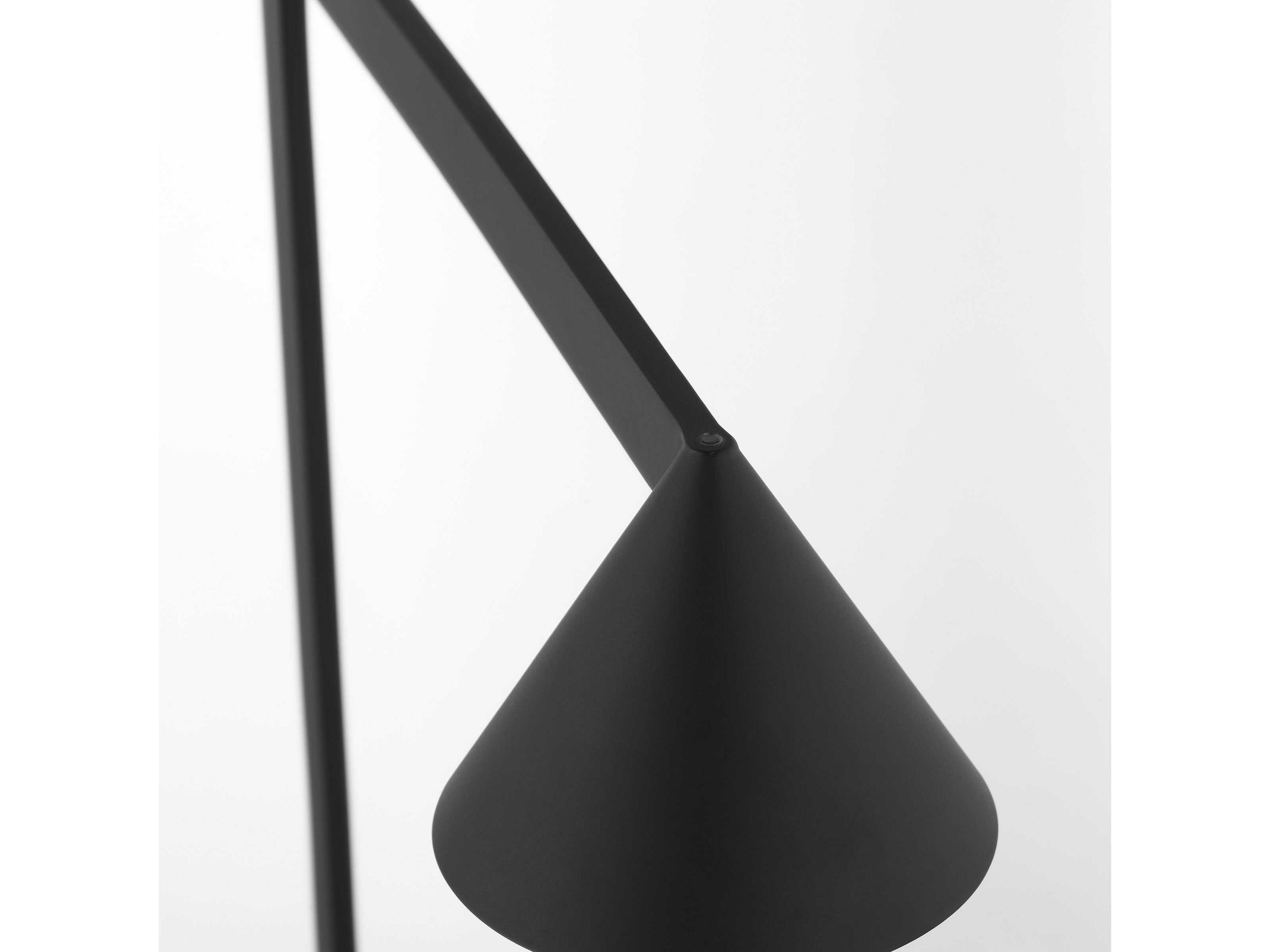 Visual Comfort Modern Midrand Nightshade Black Table Lamp