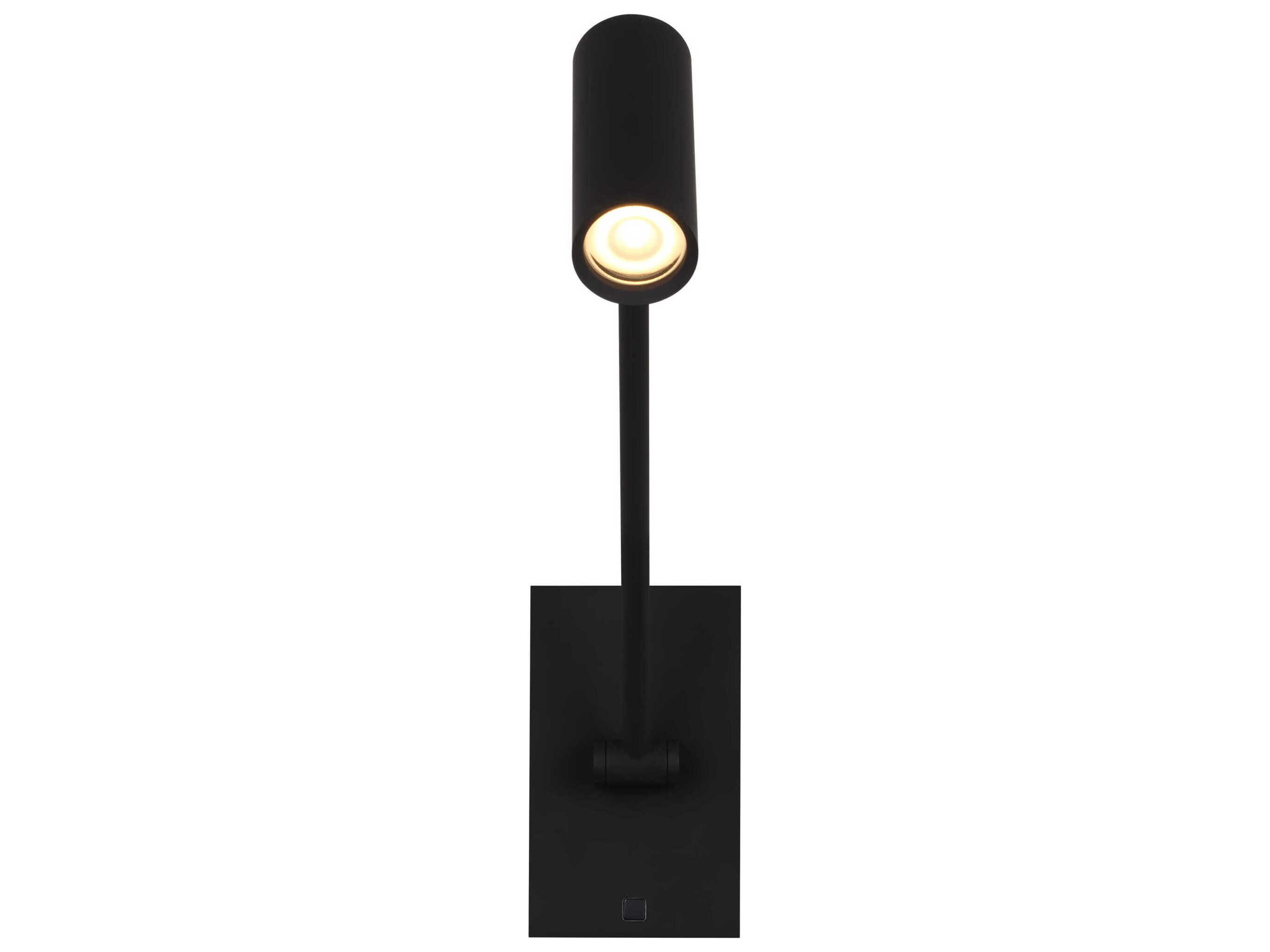 Visual Comfort Modern Ponte 1-Light Nightshade Black Swing Wall Sconce
