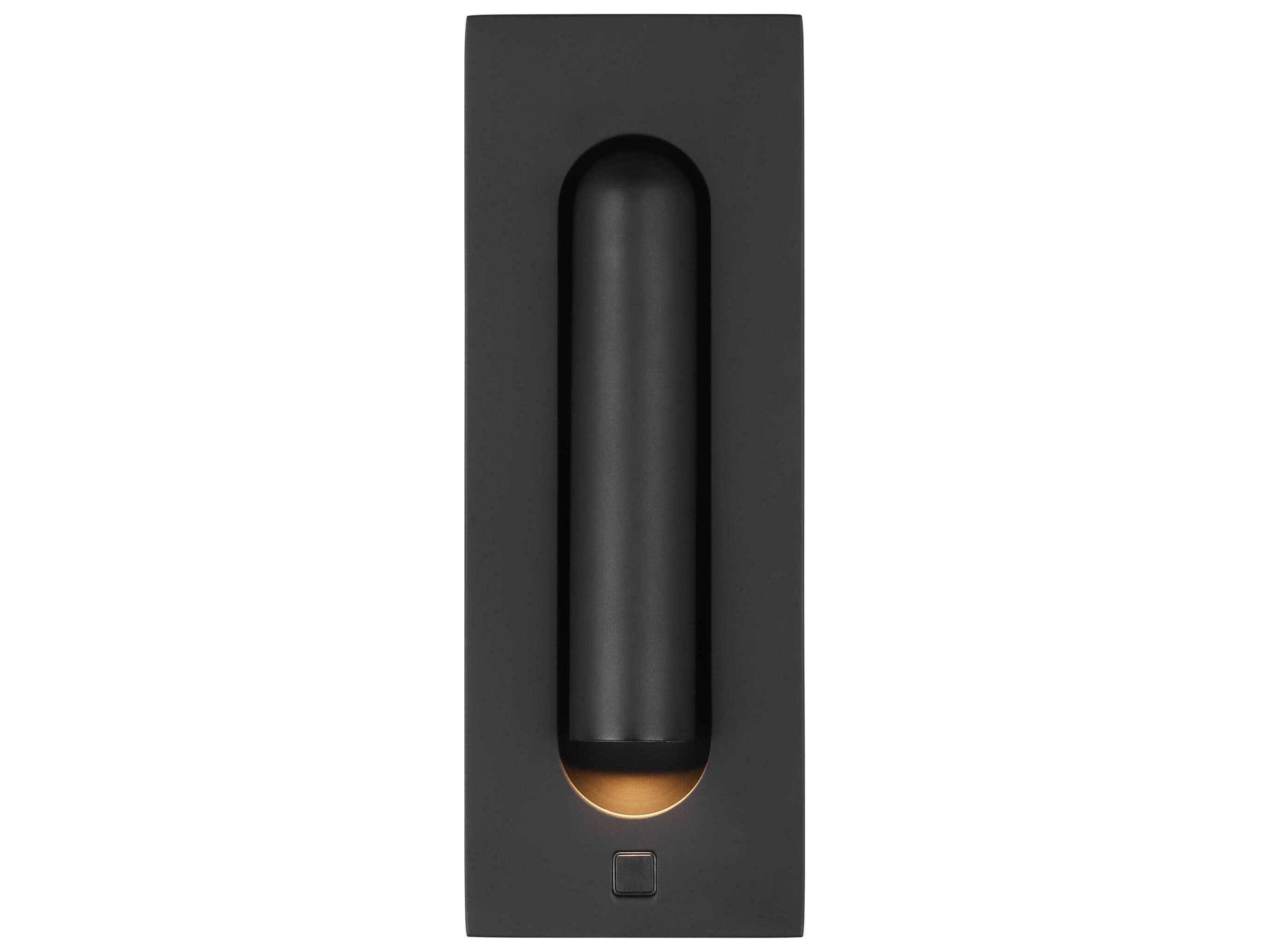 Visual Comfort Modern Ponte 1-Light Nightshade Black Wall Sconce