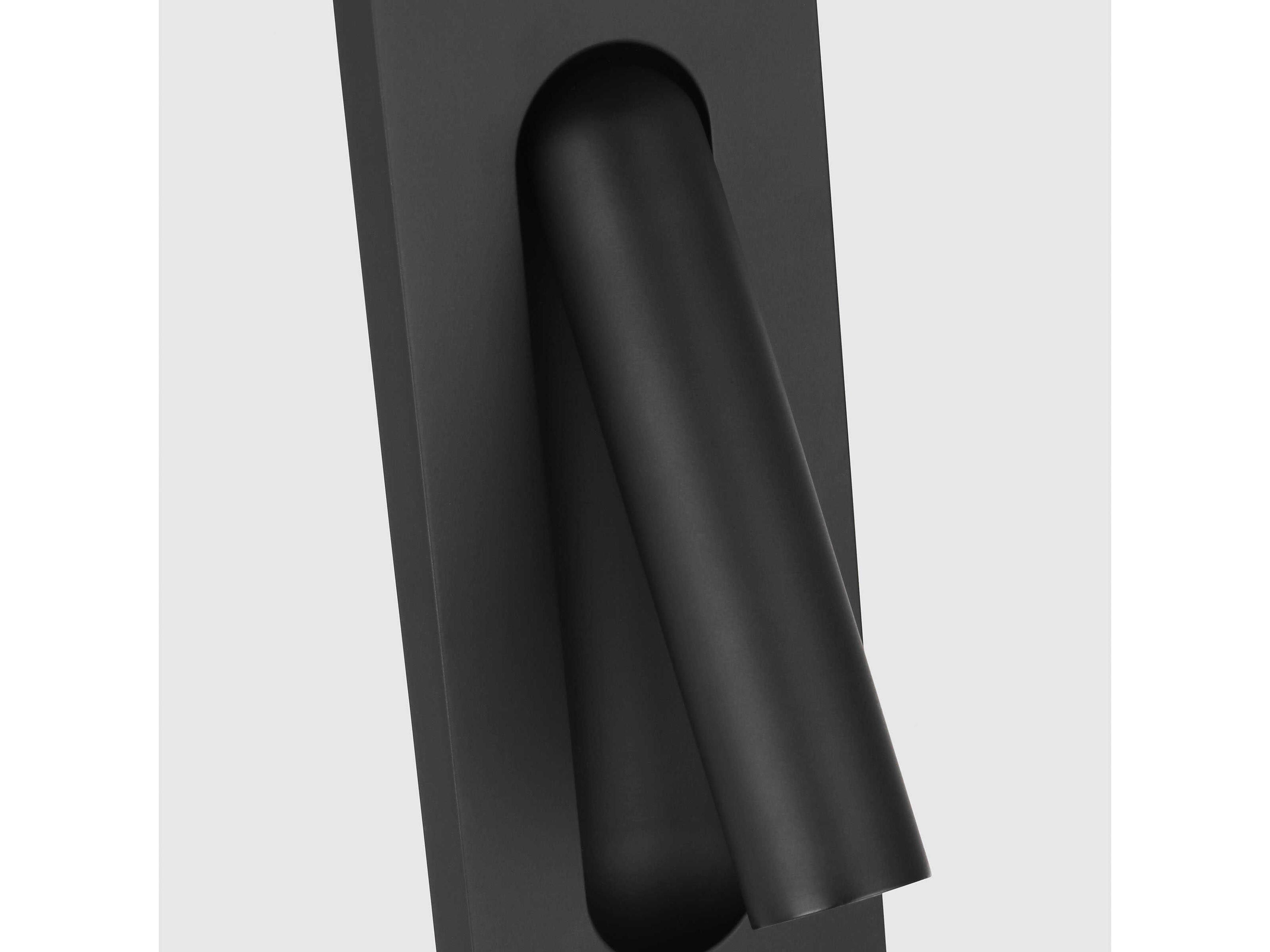 Visual Comfort Modern Ponte 1-Light Nightshade Black Wall Sconce