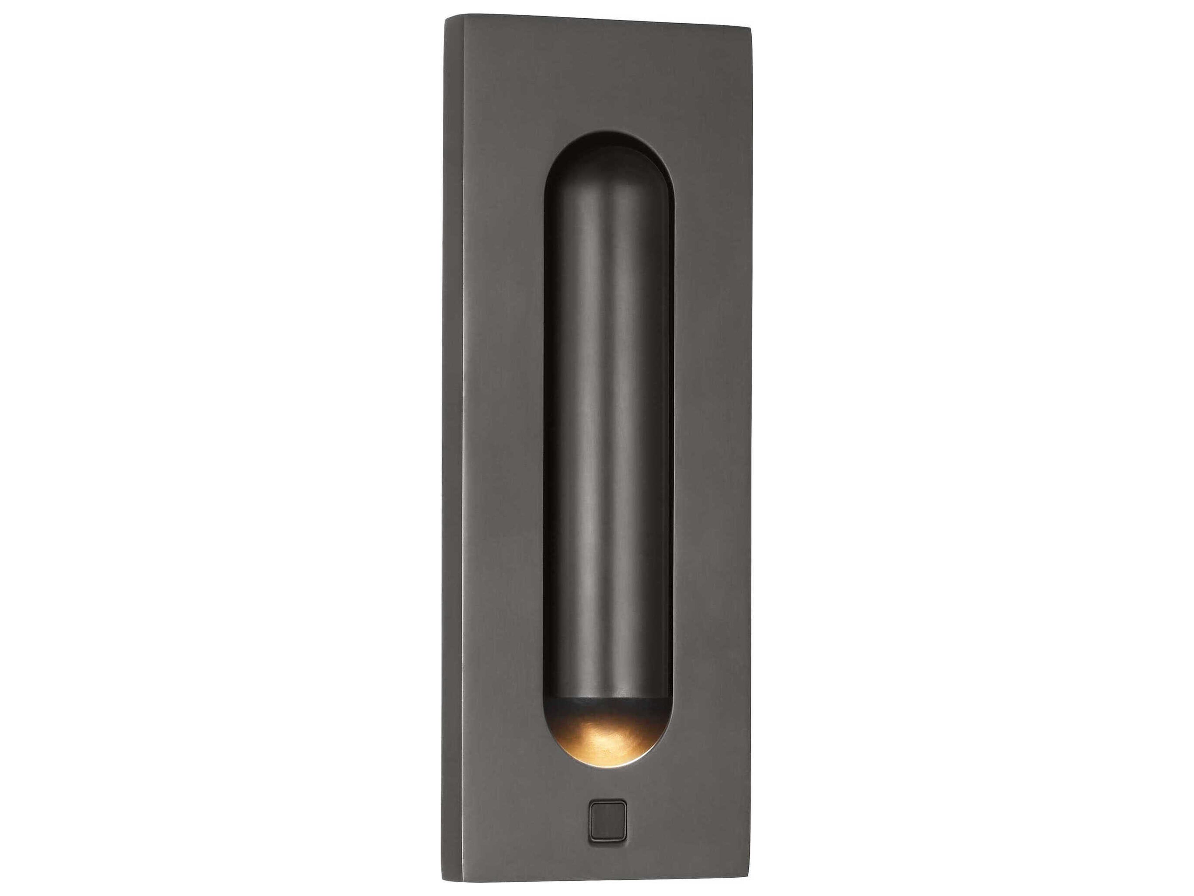 Visual Comfort Modern Ponte 1-Light Bronze Wall Sconce