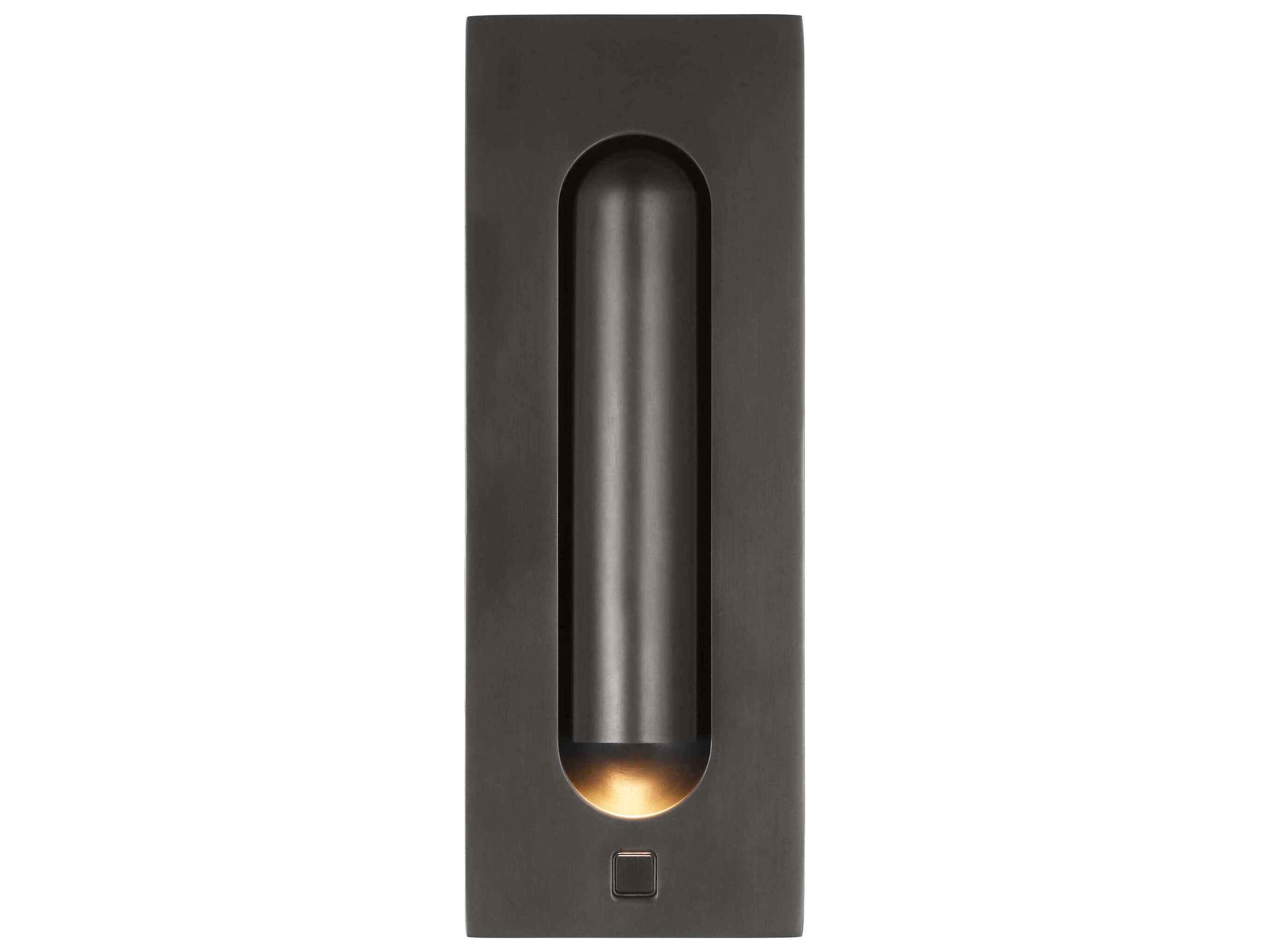 Visual Comfort Modern Ponte 1-Light Bronze Wall Sconce