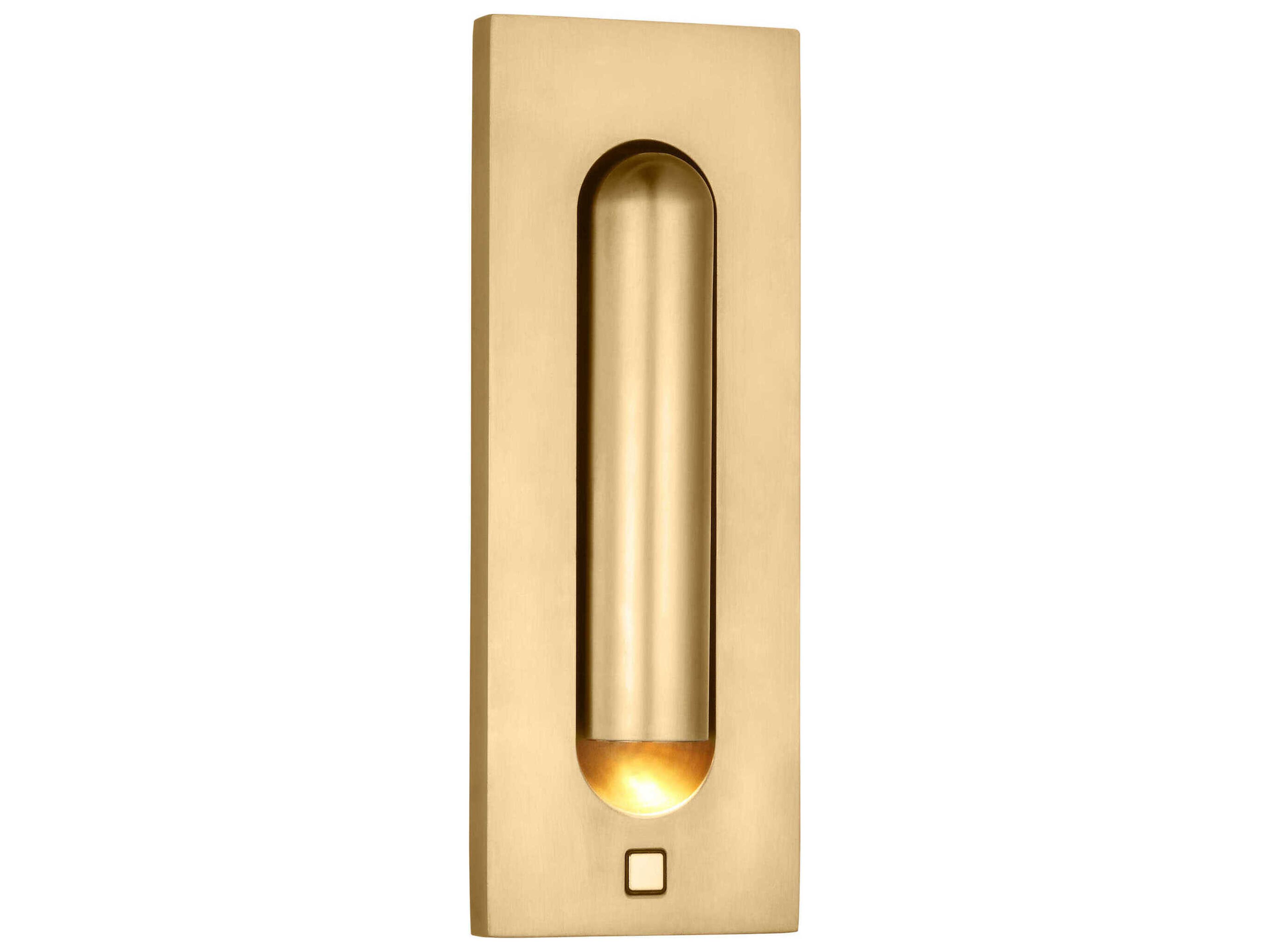 Visual Comfort Modern Ponte 1-Light Hand Rubbed Antique Brass Wall Sconce