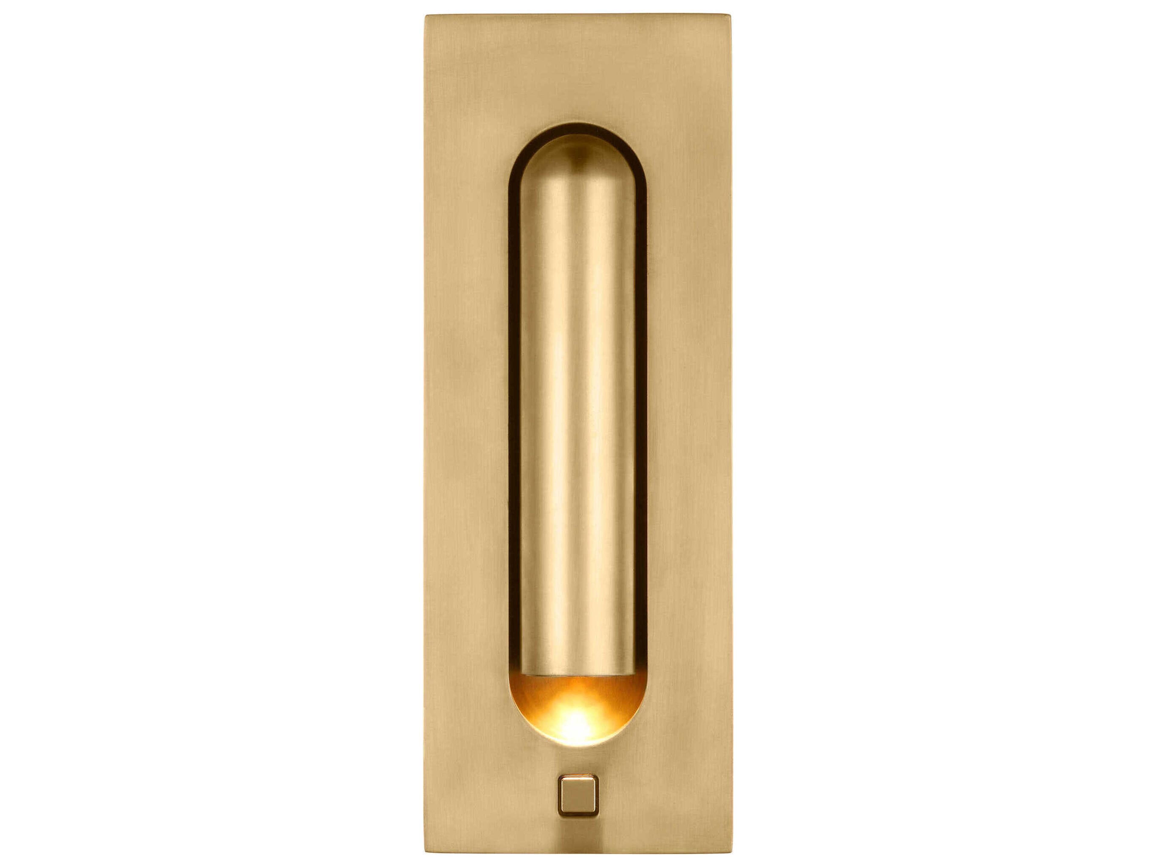 Visual Comfort Modern Ponte 1-Light Hand Rubbed Antique Brass Wall Sconce