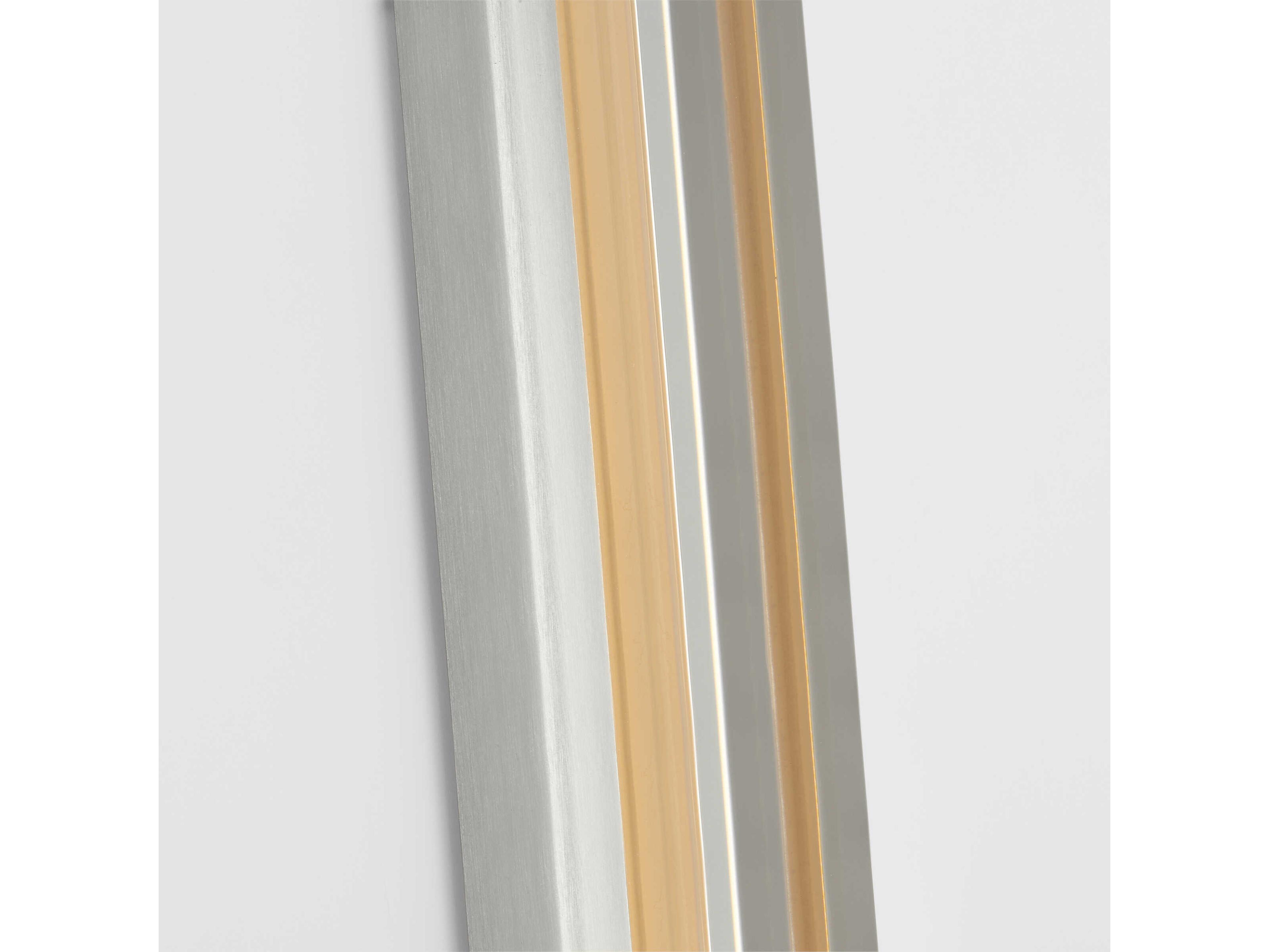 Visual Comfort Modern Emera 1-Light Satin Nickel Vanity Light