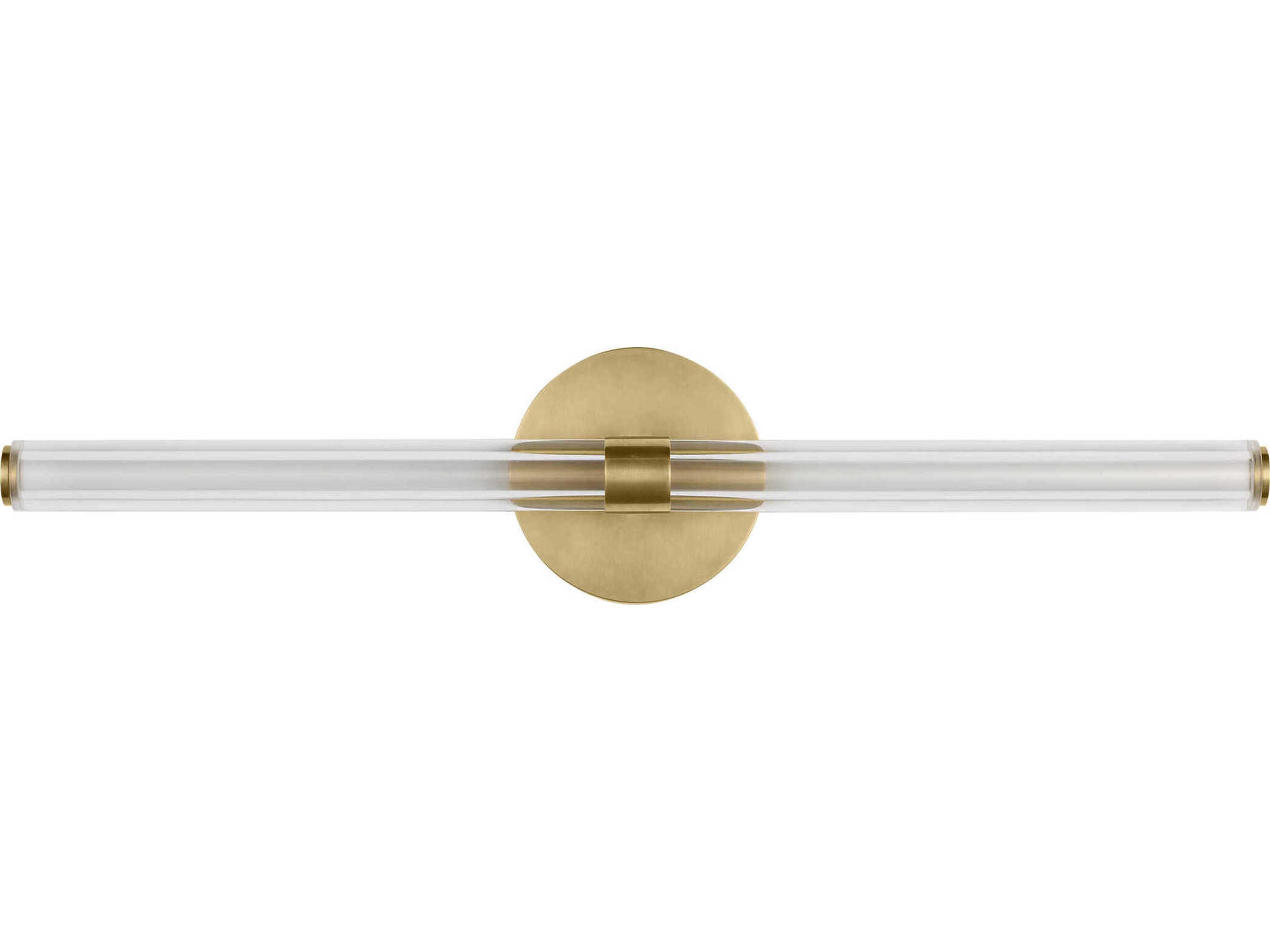 Visual Comfort Modern Reiya 1-Light Brass Vanity Light