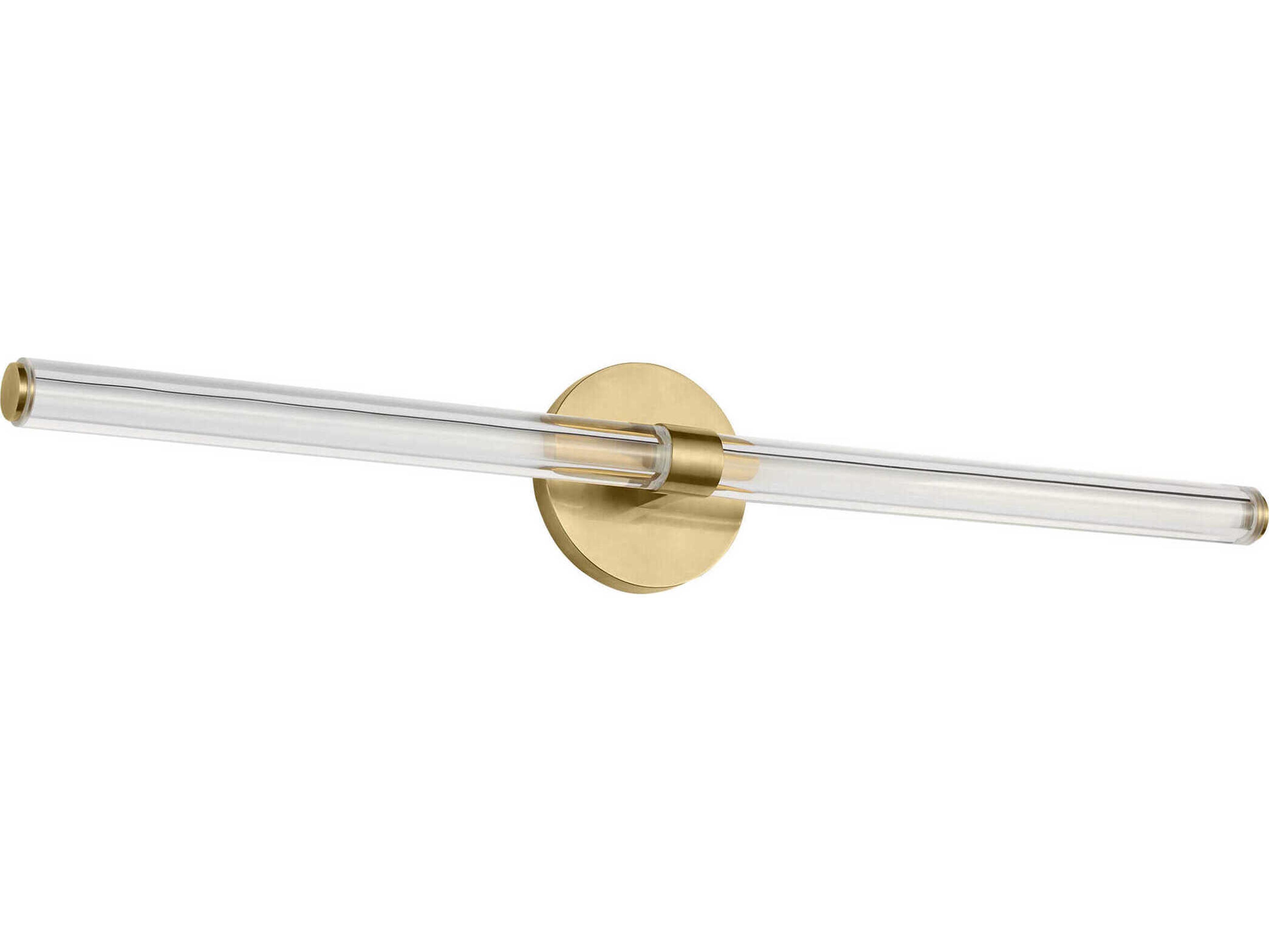Visual Comfort Modern Reiya 1-Light Brass Vanity Light