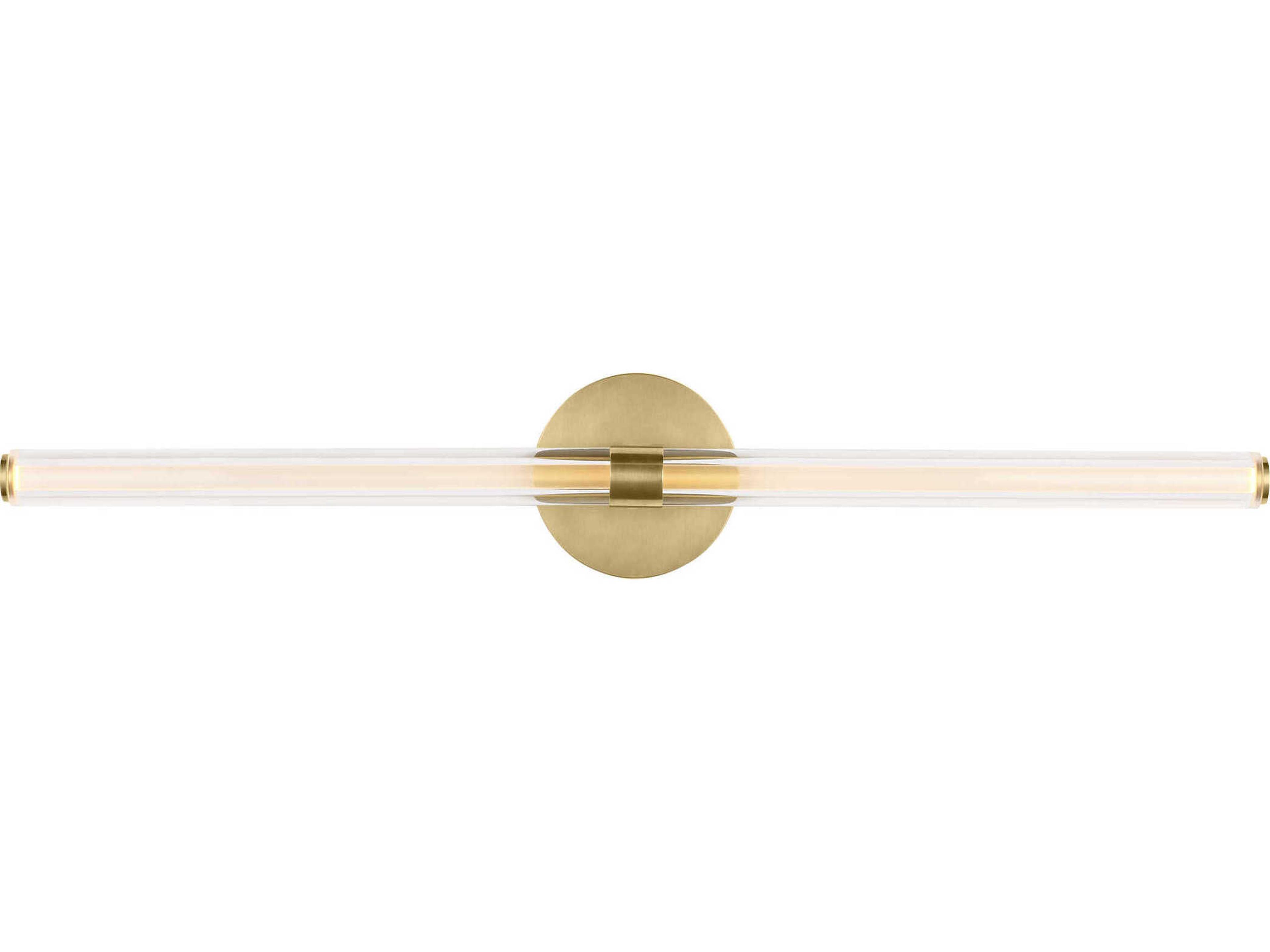 Visual Comfort Modern Reiya 1-Light Brass Vanity Light