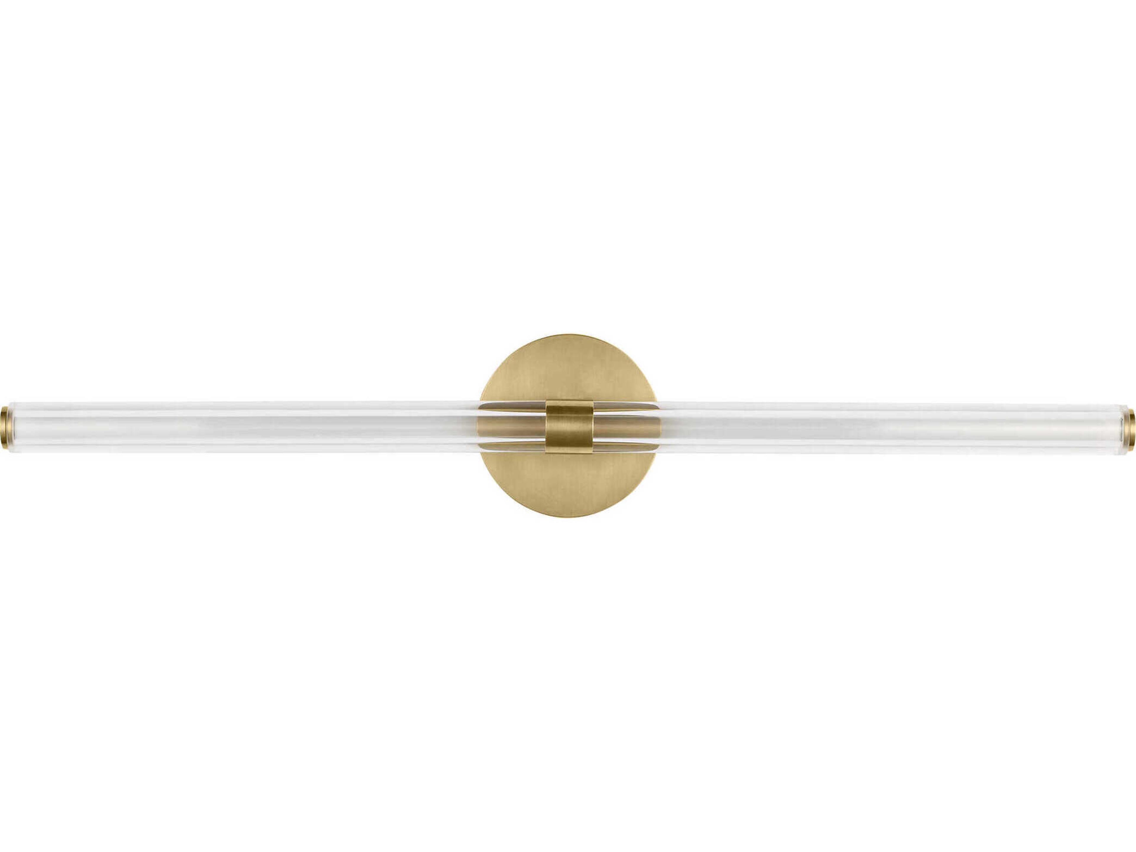 Visual Comfort Modern Reiya 1-Light Brass Vanity Light