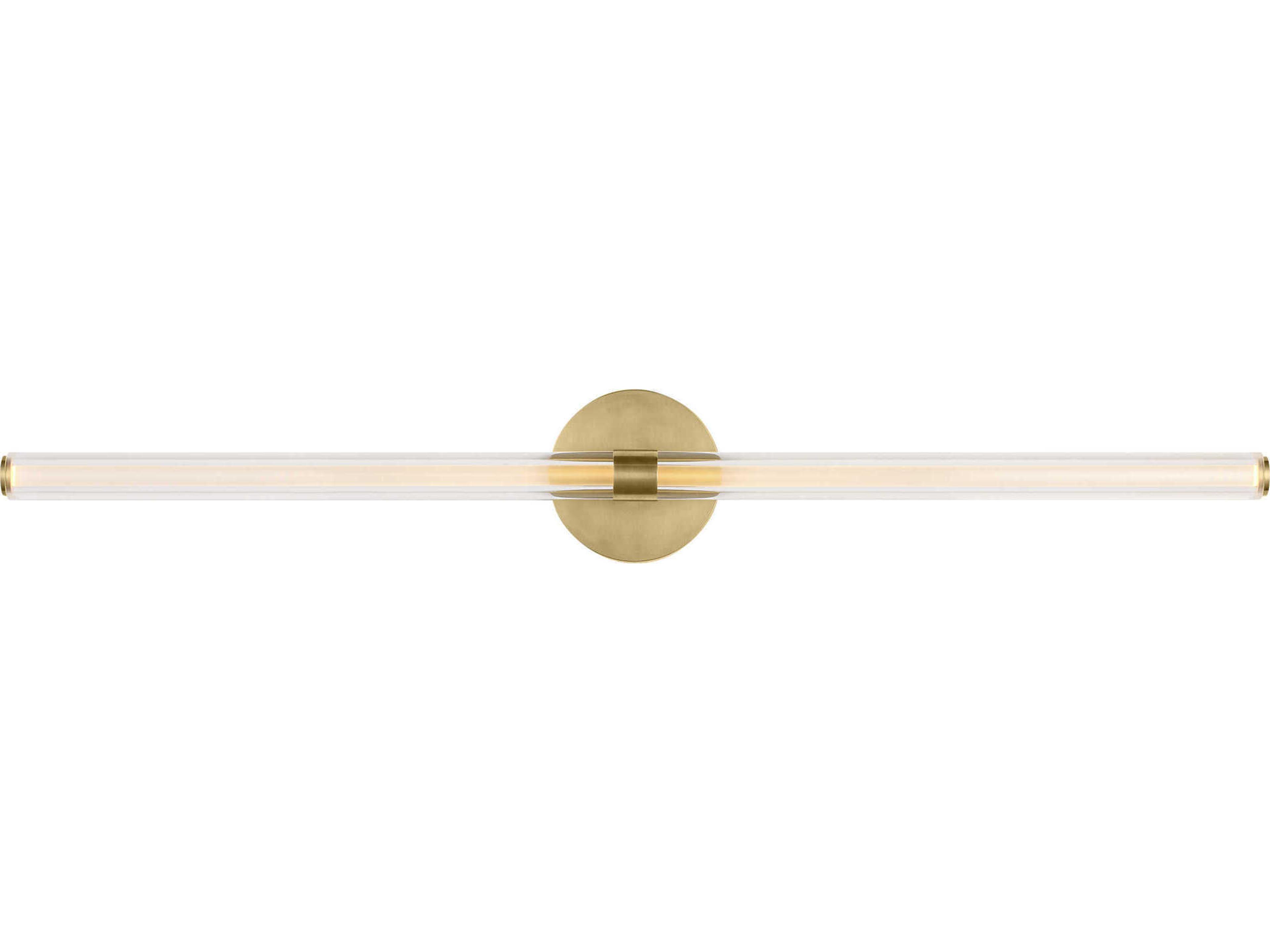 Visual Comfort Modern Reiya 1-Light Brass Vanity Light