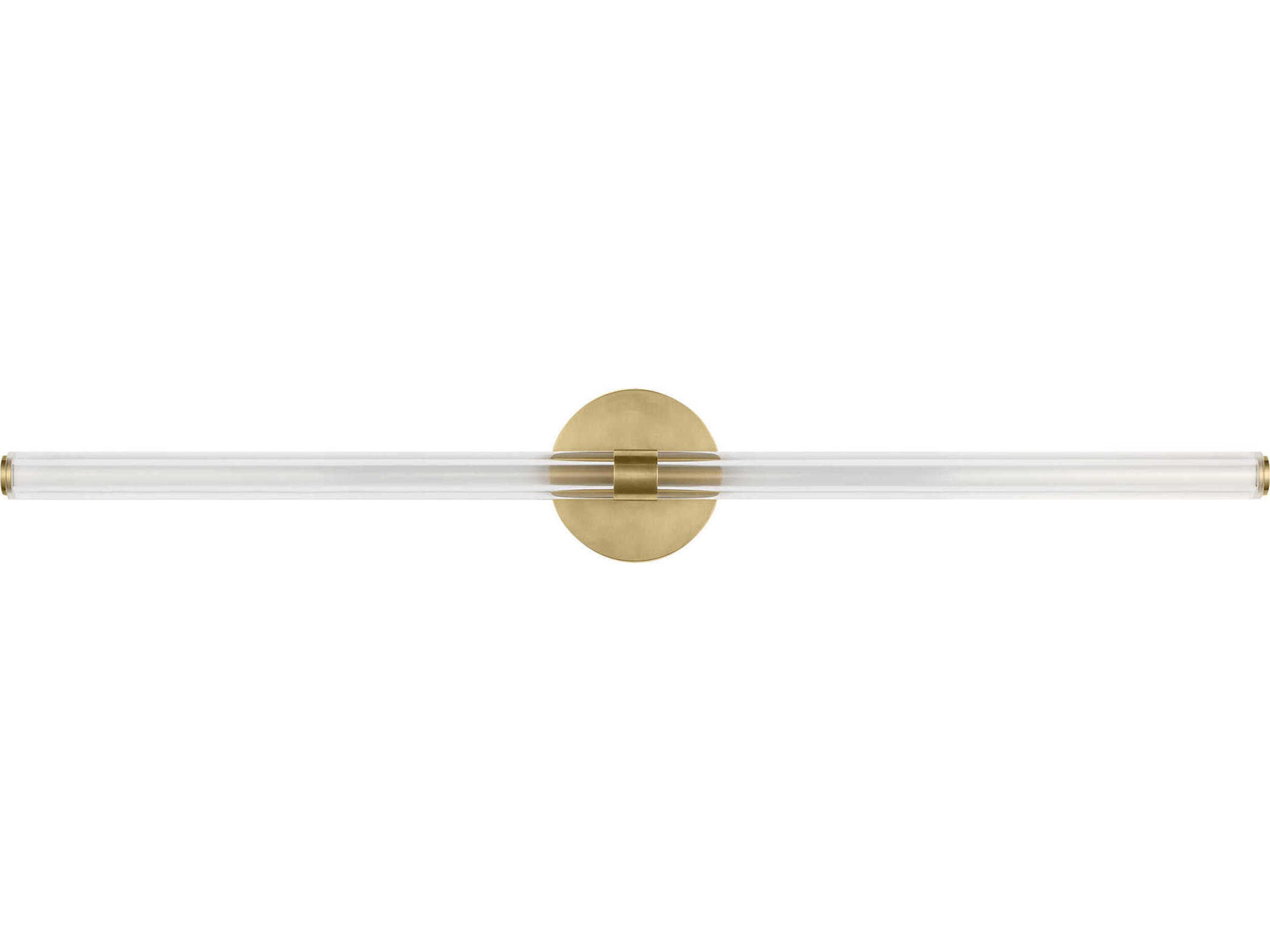 Visual Comfort Modern Reiya 1-Light Brass Vanity Light