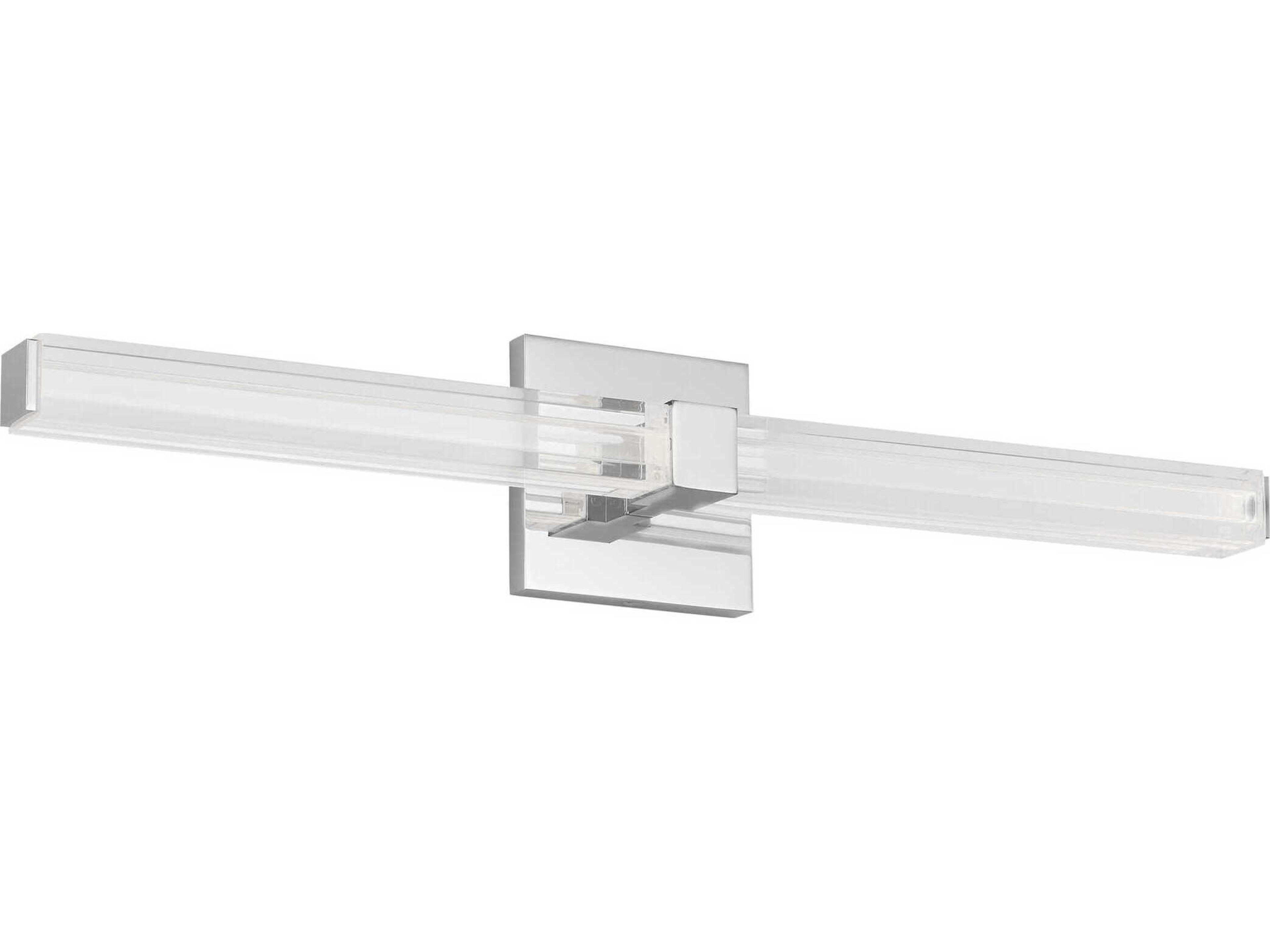 Visual Comfort Modern Reiya 1-Light Chrome Vanity Light