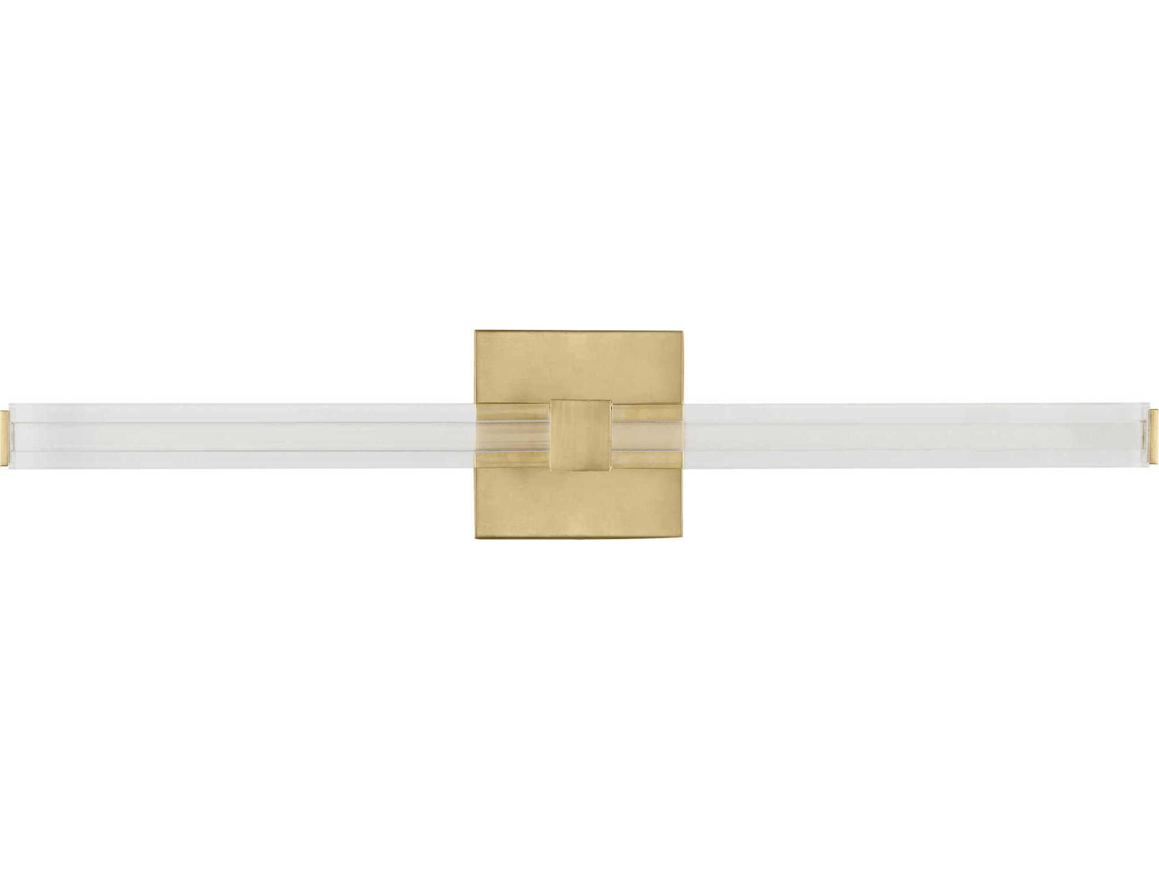 Visual Comfort Modern Reiya 1-Light Brass Vanity Light