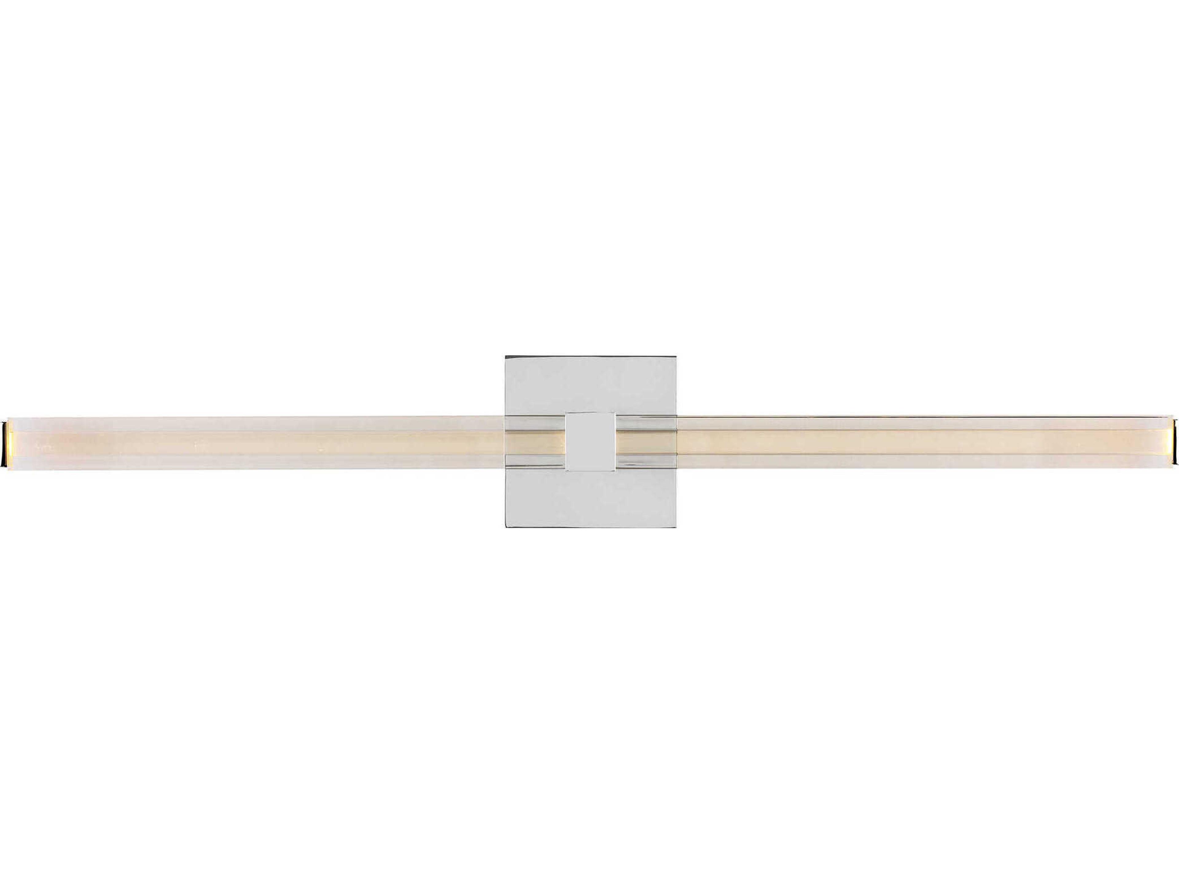 Visual Comfort Modern Reiya 1-Light Chrome Vanity Light