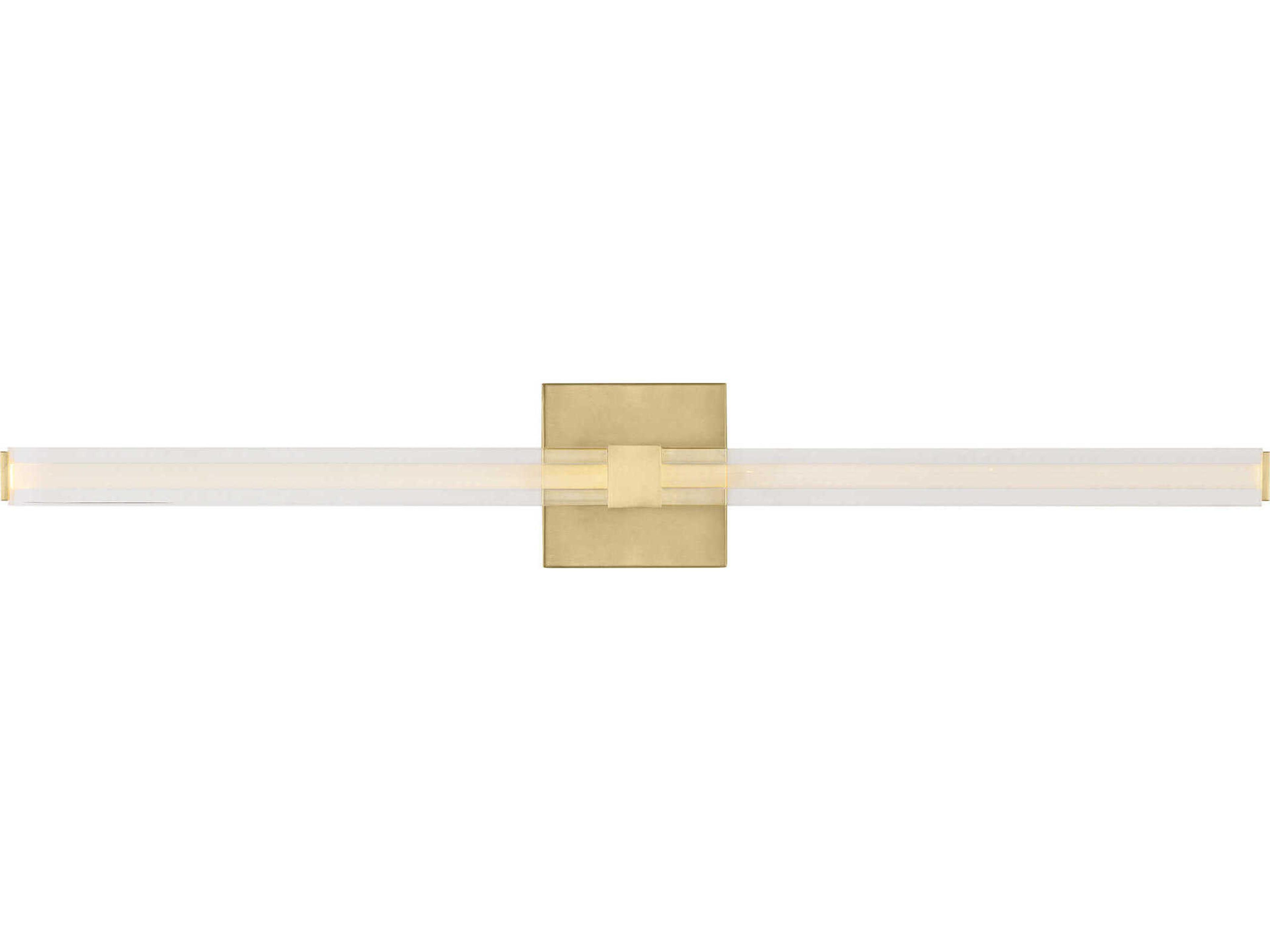 Visual Comfort Modern Reiya 1-Light Brass Vanity Light