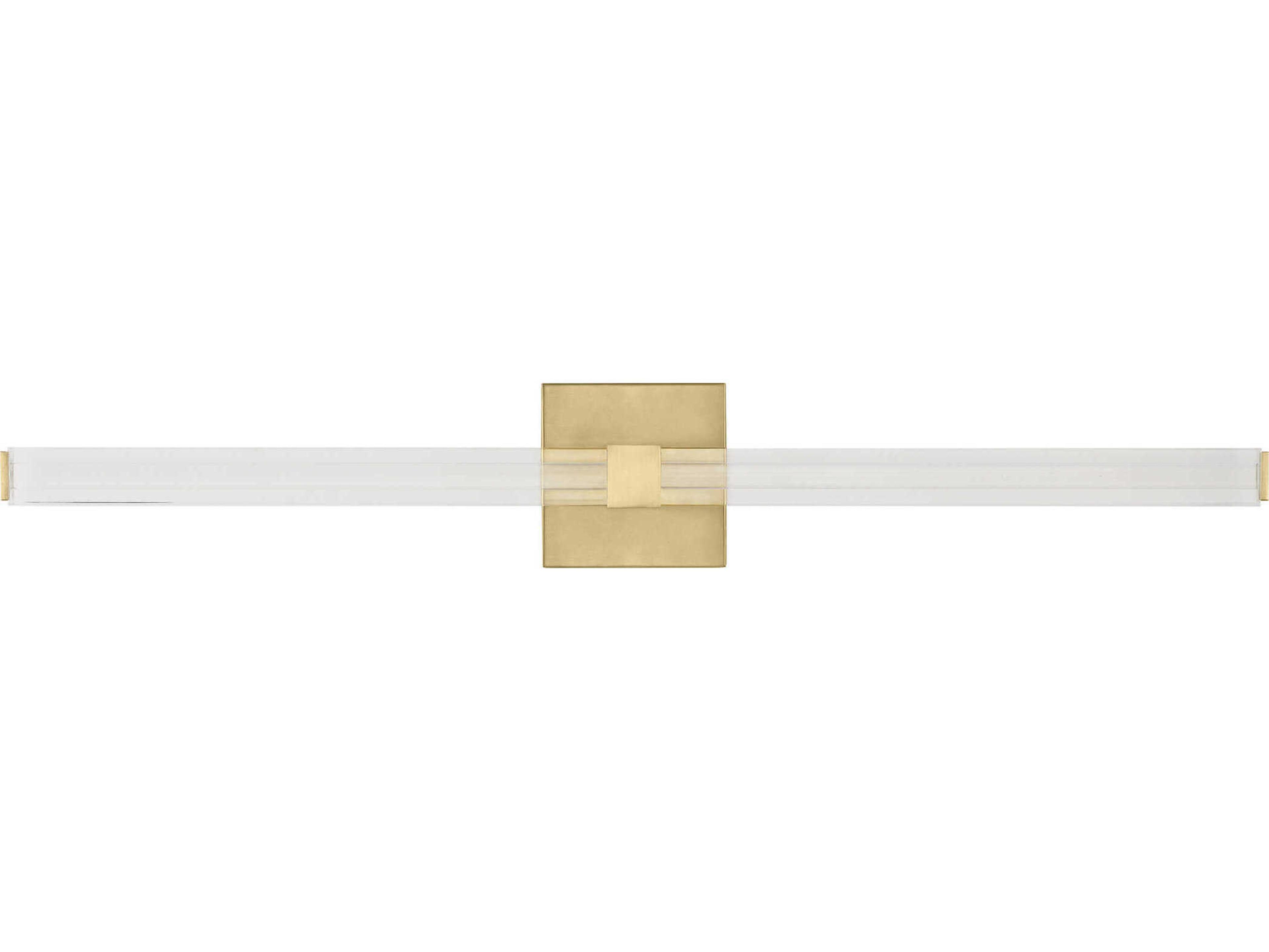 Visual Comfort Modern Reiya 1-Light Brass Vanity Light
