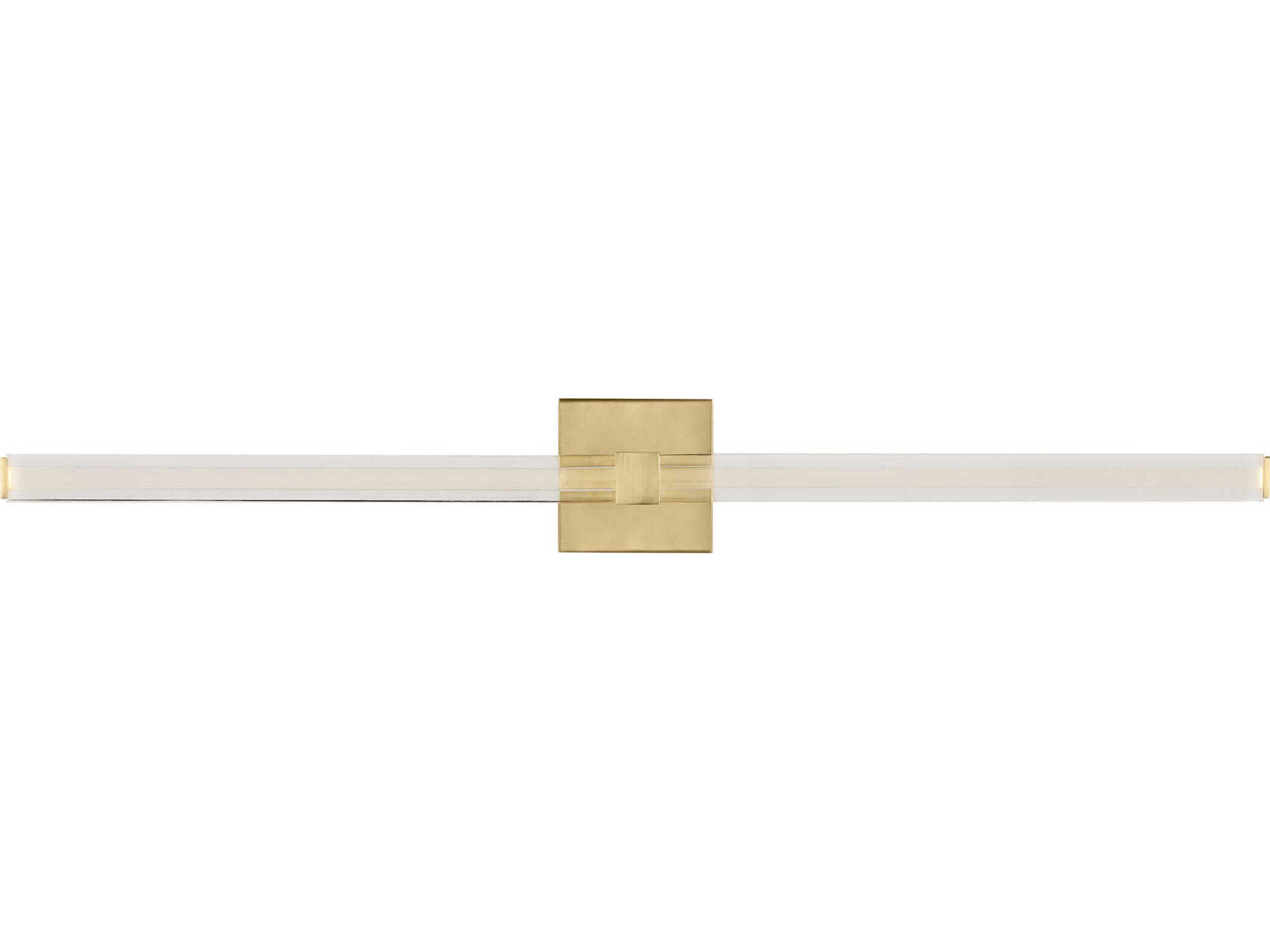 Visual Comfort Modern Reiya 1-Light Brass Vanity Light