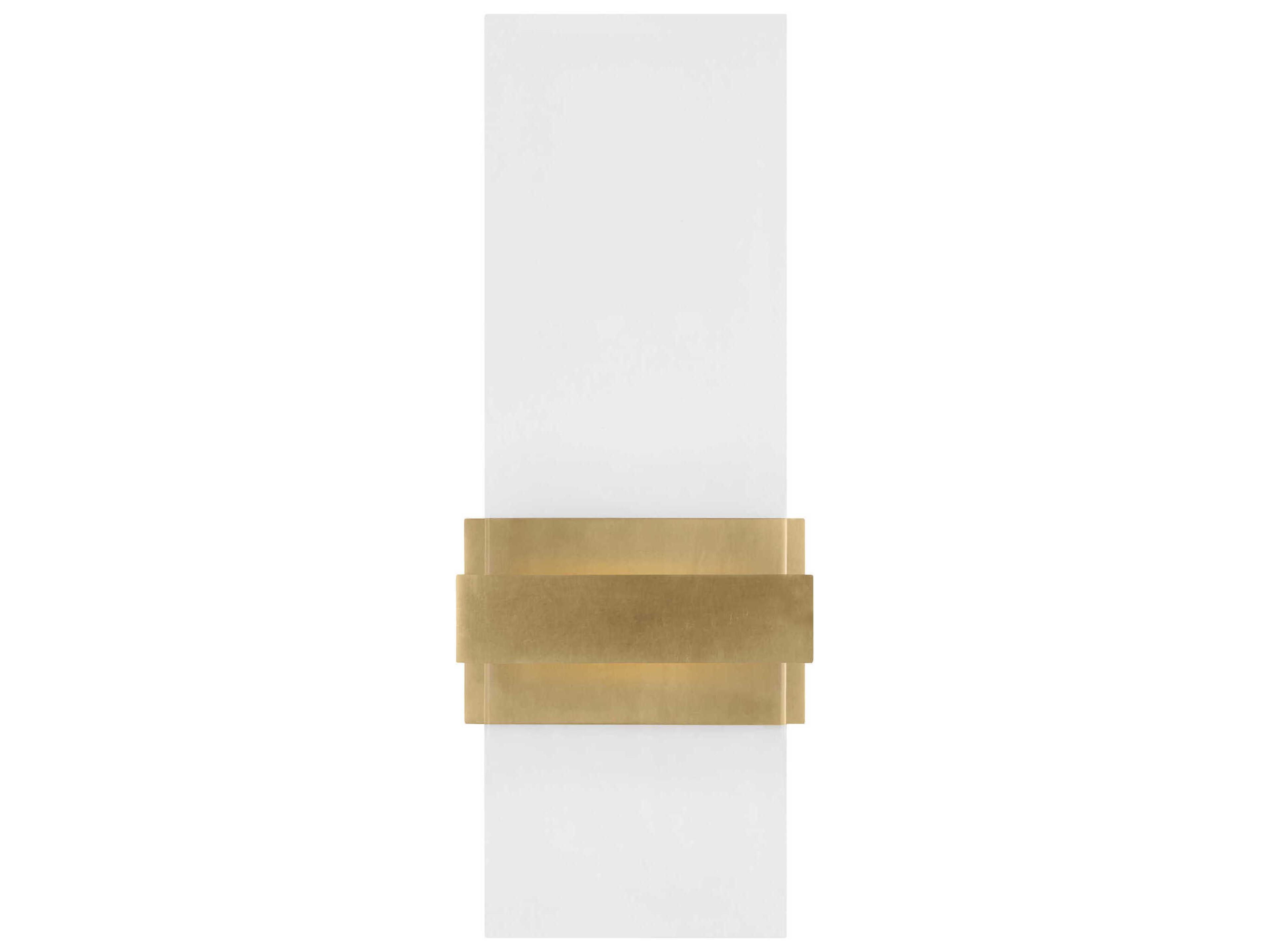 Visual Comfort Modern Flyta 1-Light Natural Brass Wall Sconce