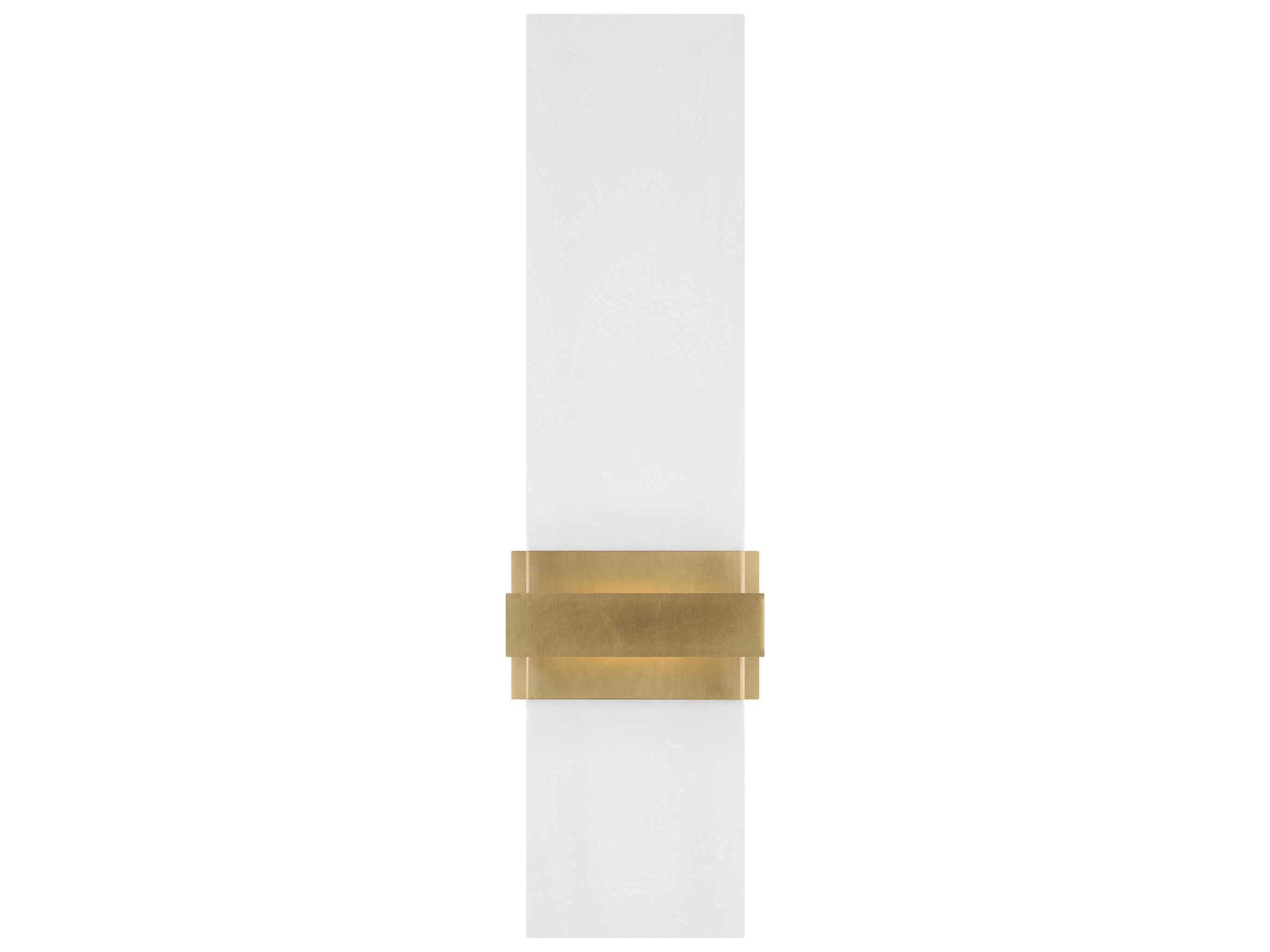 Visual Comfort Modern Flyta 1-Light Natural Brass Wall Sconce