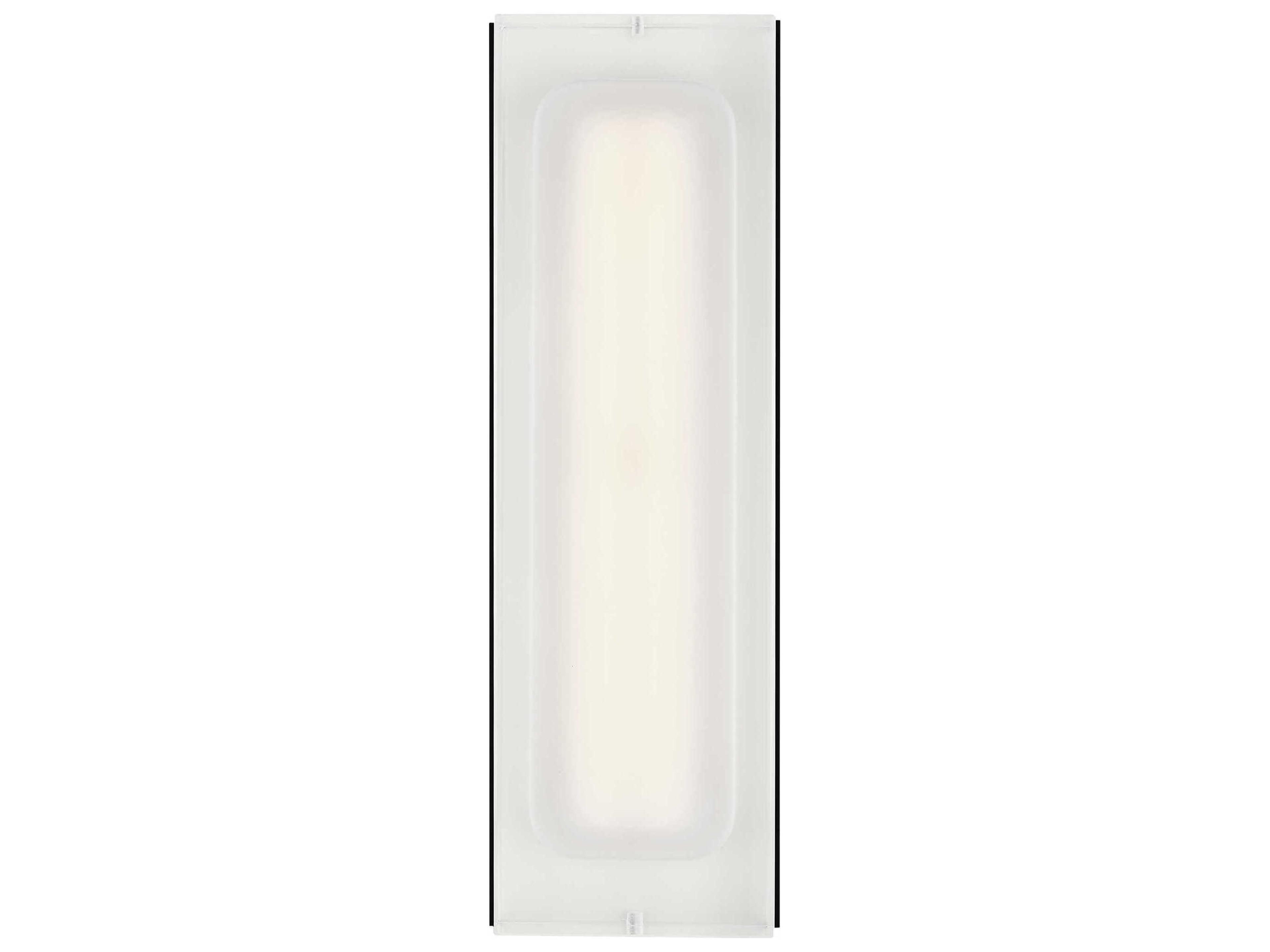 Visual Comfort Modern Milley 1-Light Nightshade Black Wall Sconce