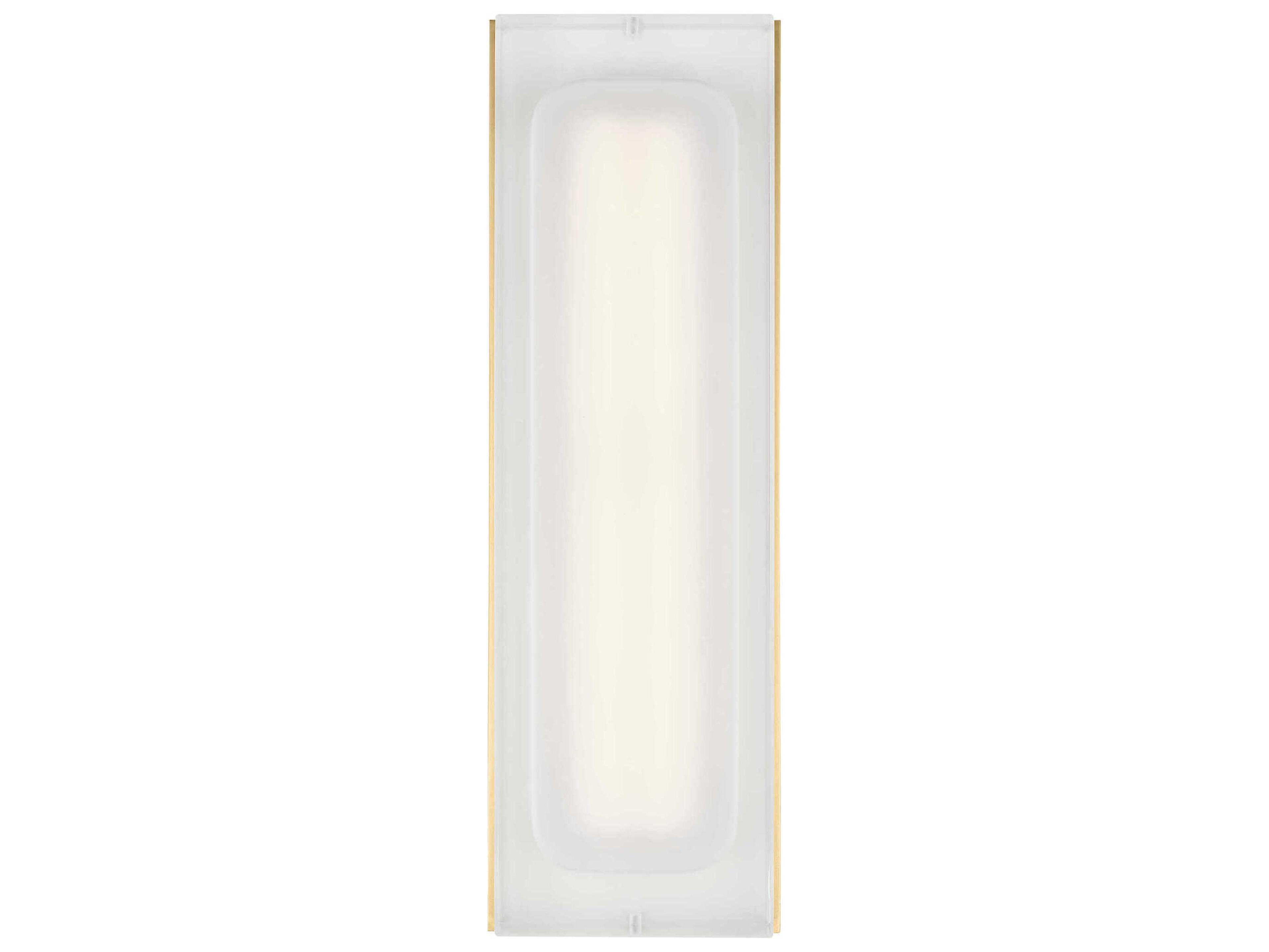 Visual Comfort Modern Milley 1-Light Natural Brass Wall Sconce