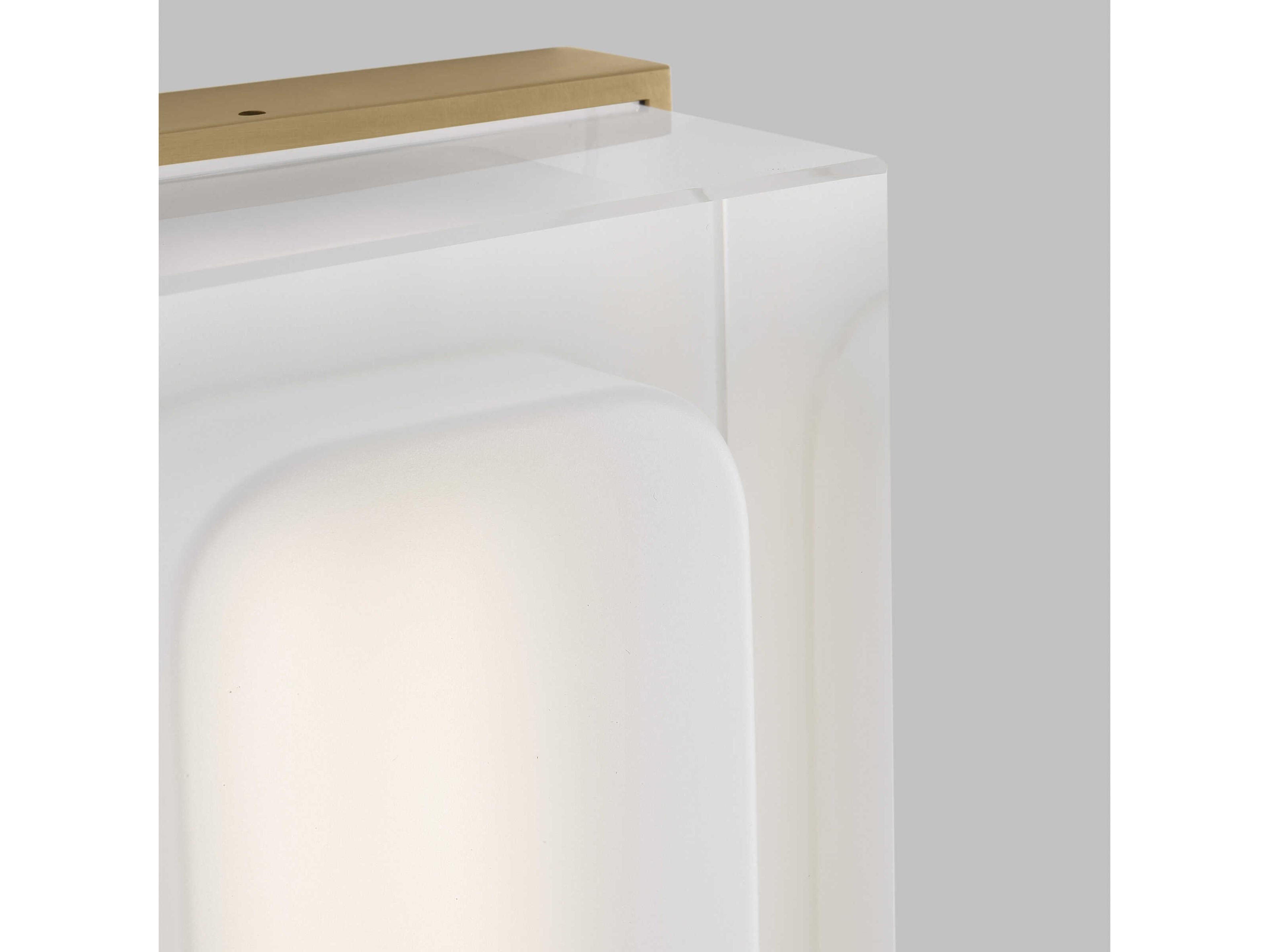 Visual Comfort Modern Milley 1-Light Natural Brass Wall Sconce