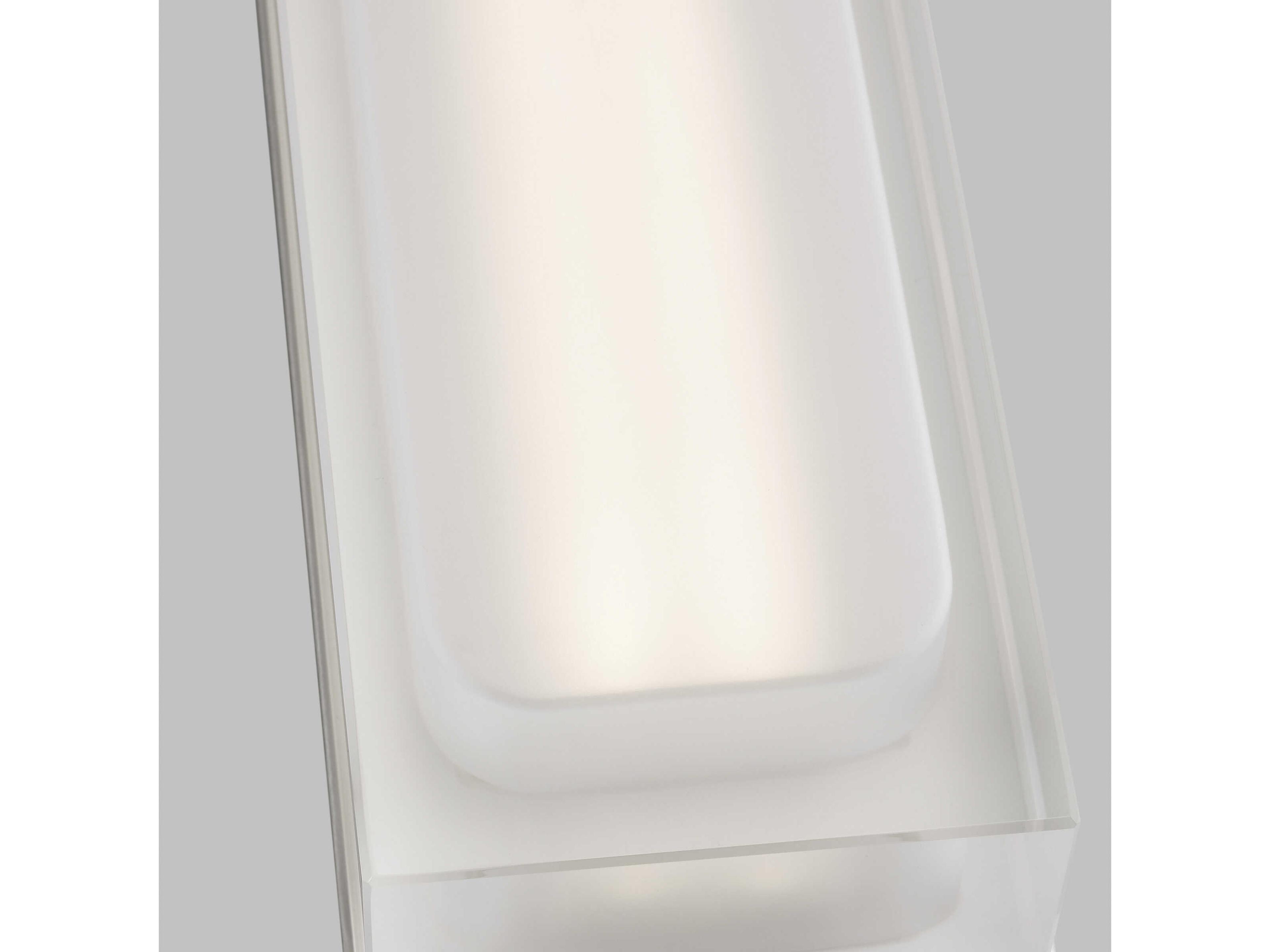 Visual Comfort Modern Milley 1-Light Polished Nickel Wall Sconce