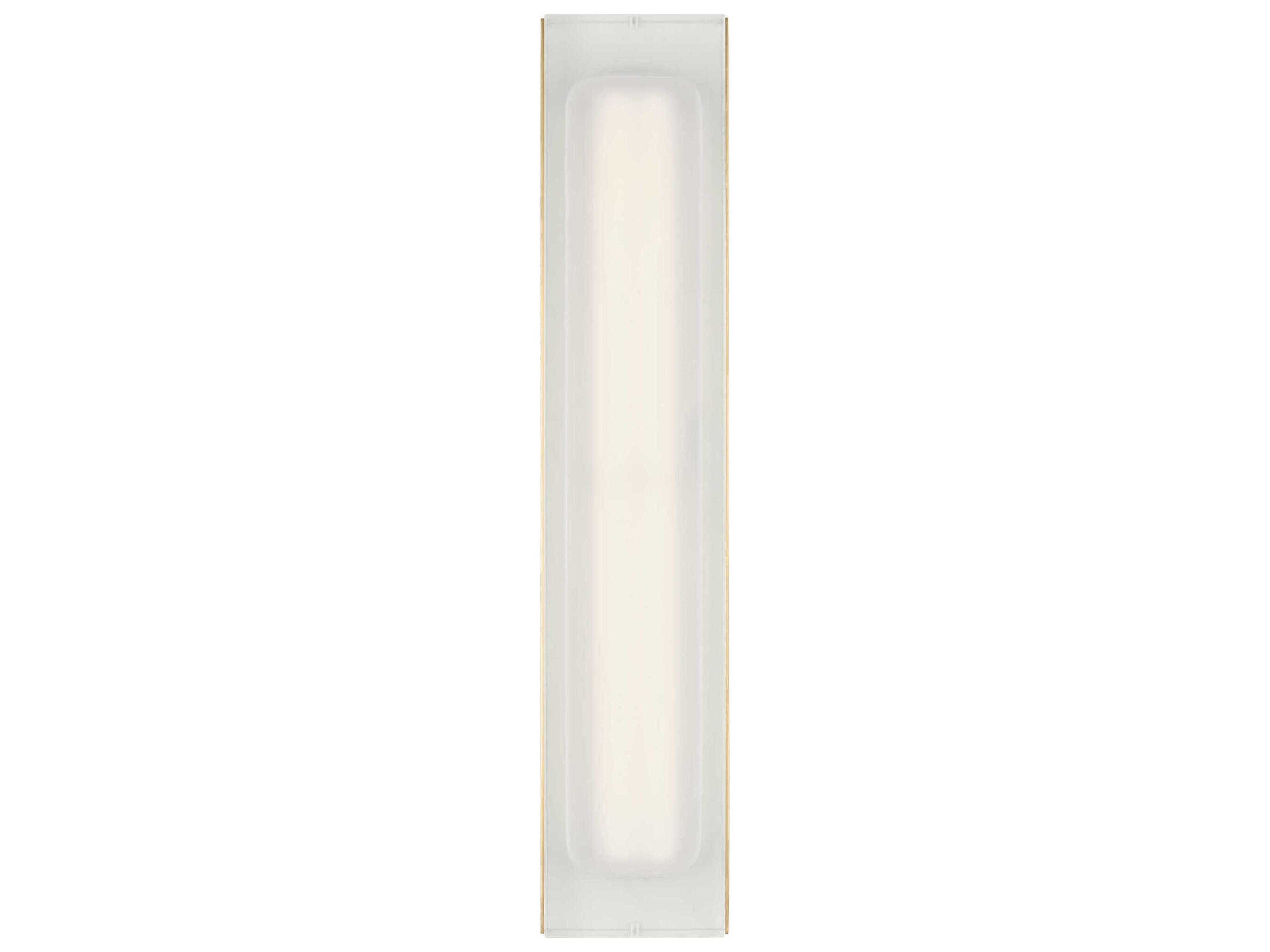 Visual Comfort Modern Milley 1-Light Natural Brass Wall Sconce