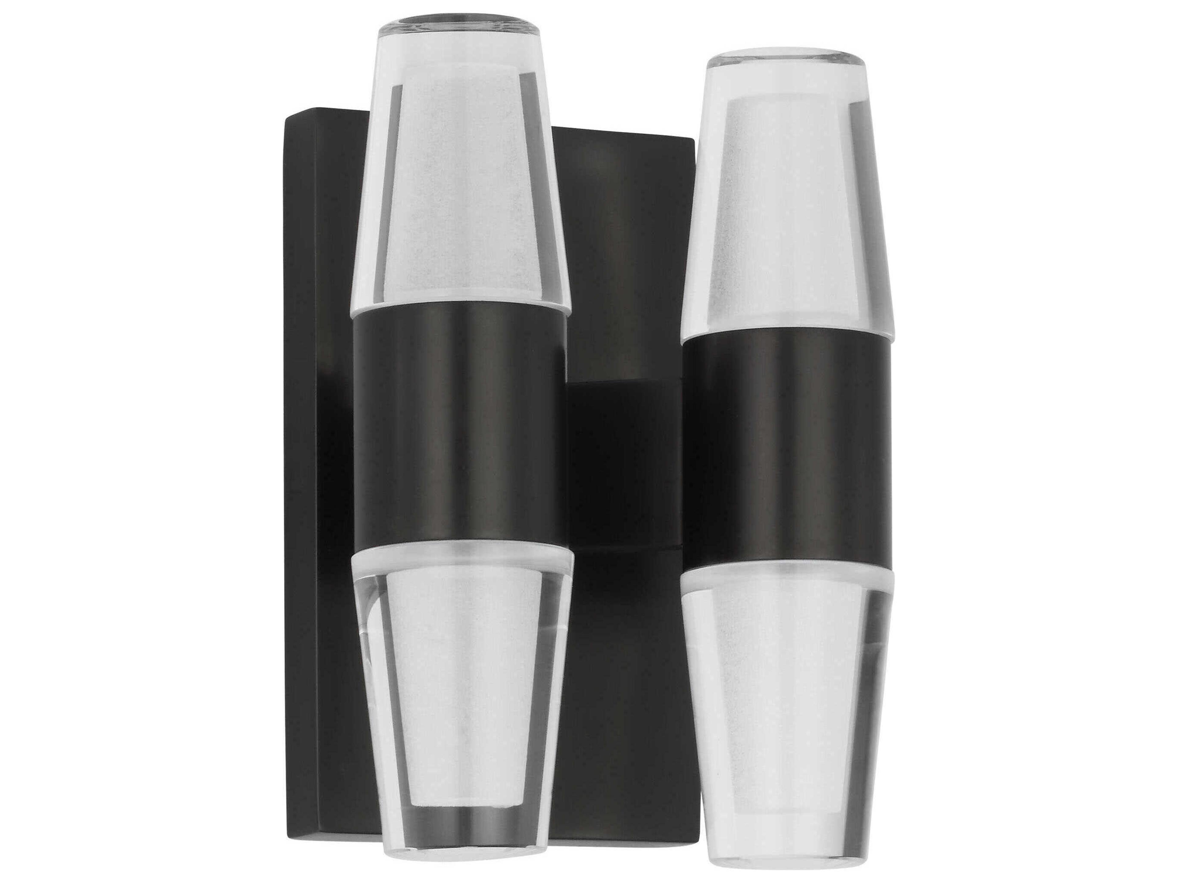 Visual Comfort Modern Lassell 4-Light Dark Bronze Wall Sconce