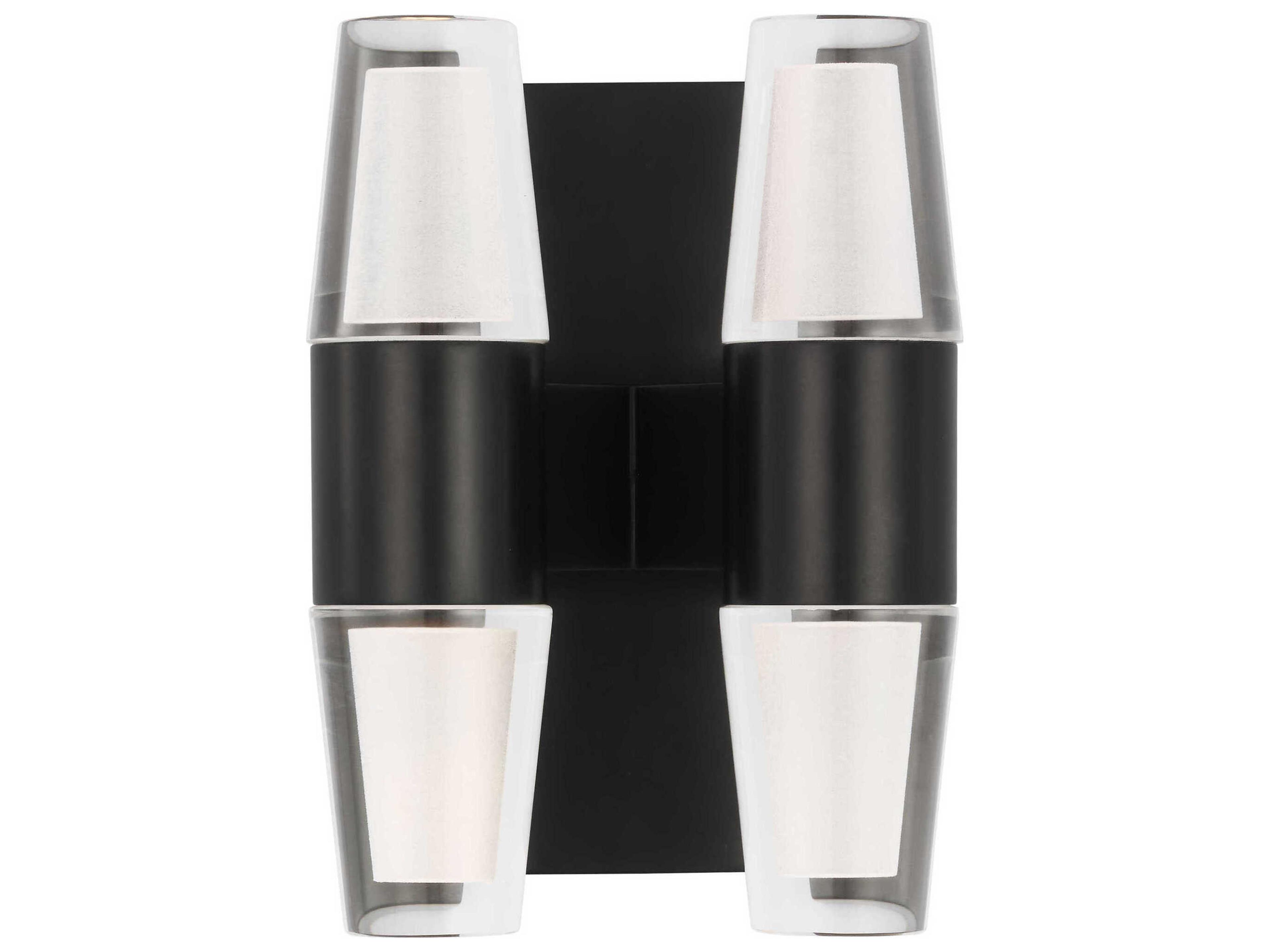 Visual Comfort Modern Lassell 4-Light Dark Bronze Wall Sconce
