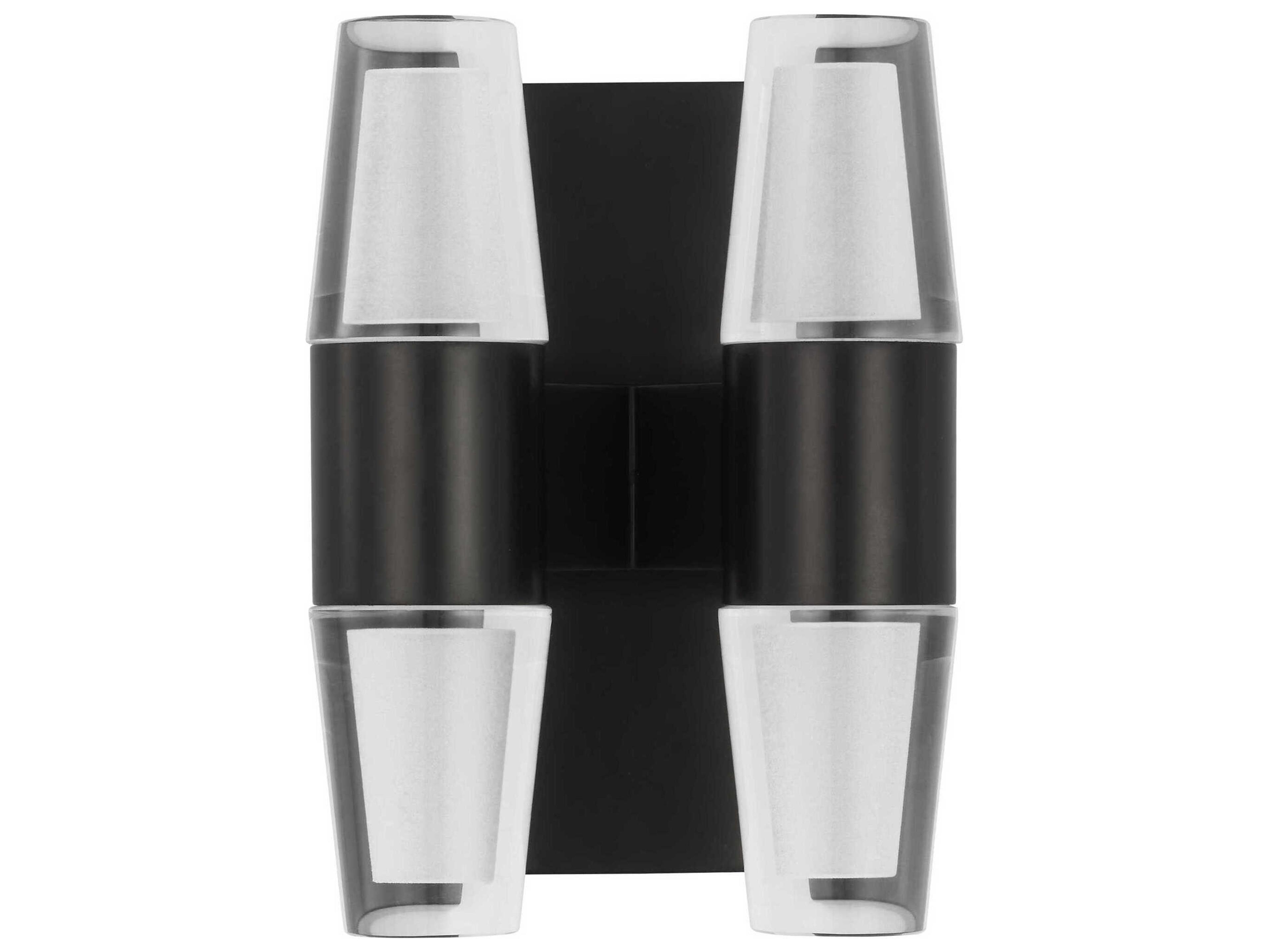 Visual Comfort Modern Lassell 4-Light Dark Bronze Wall Sconce