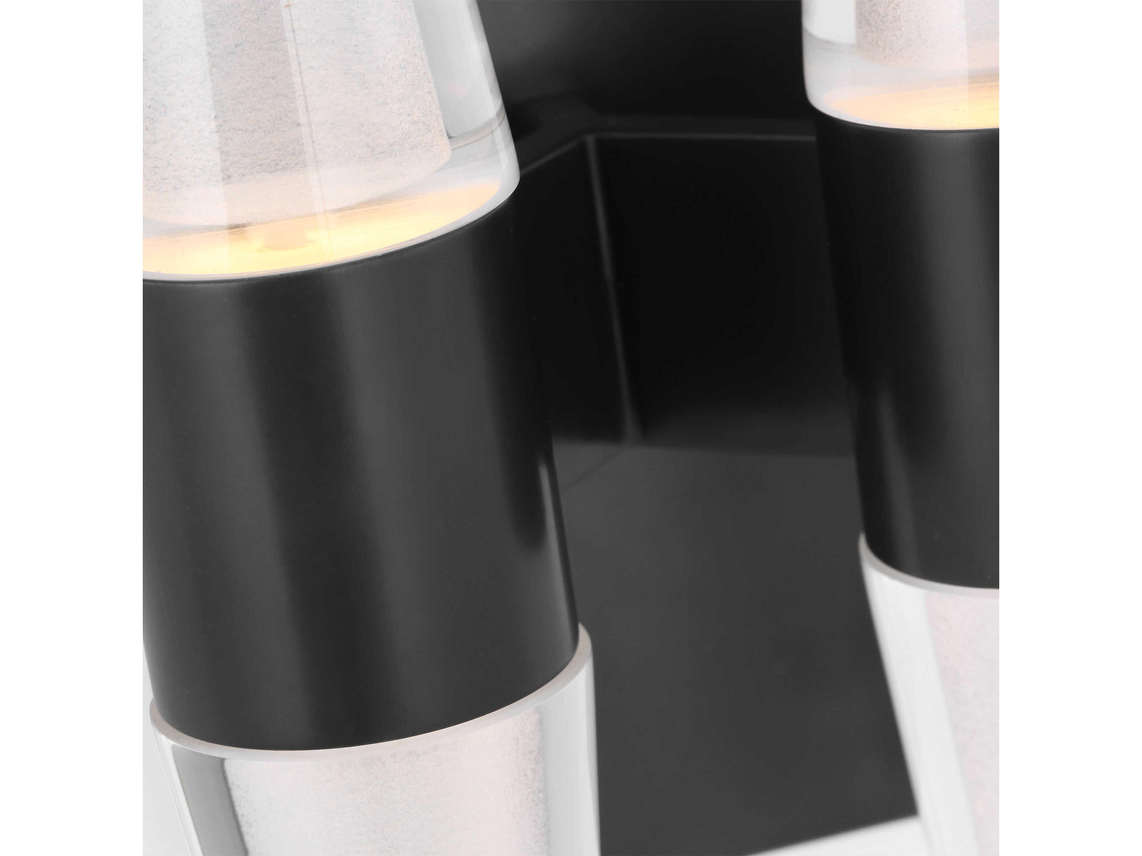 Visual Comfort Modern Lassell 4-Light Dark Bronze Wall Sconce