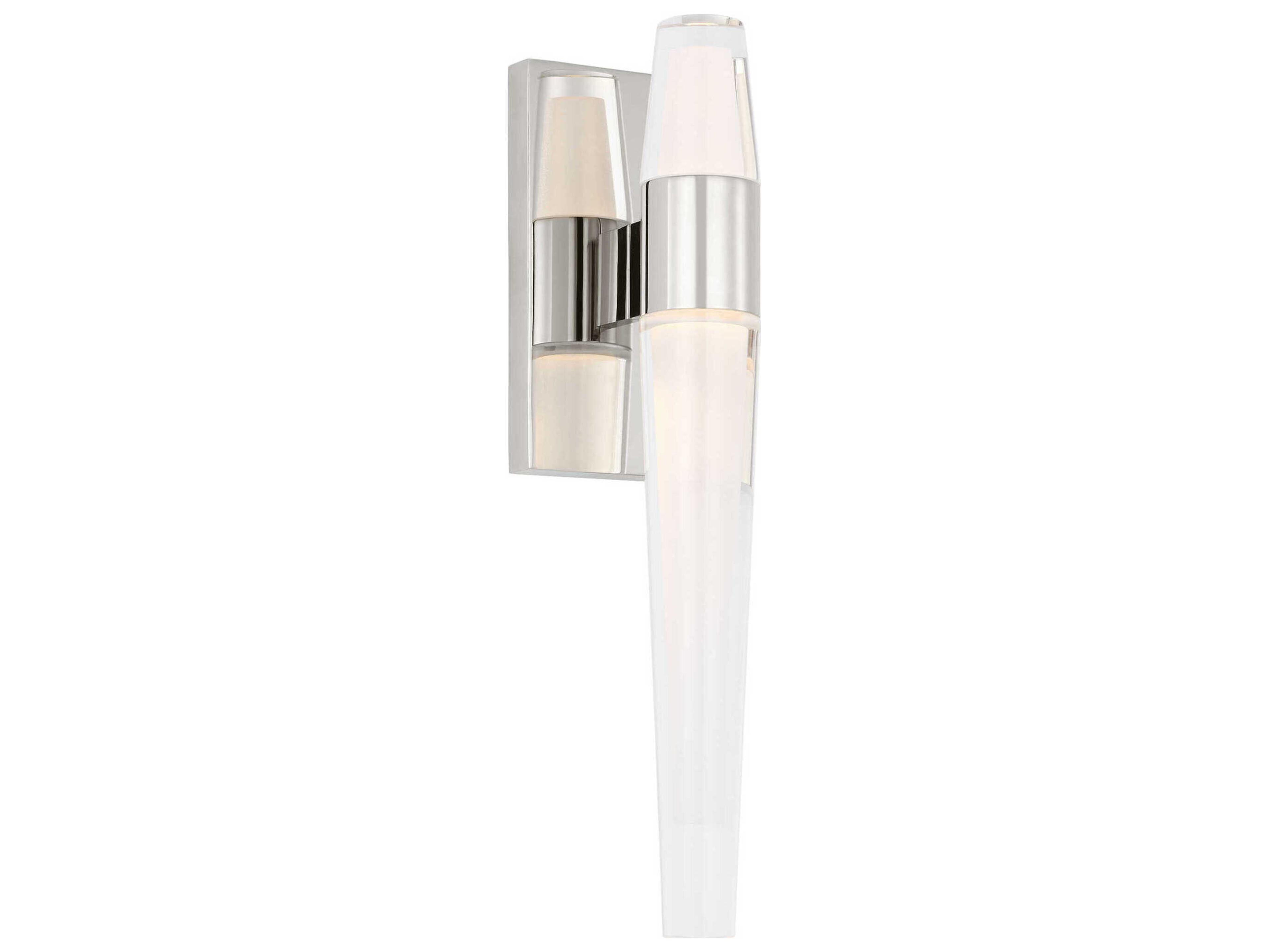 Lassell 2-Light Polished Nickel Wall Sconce