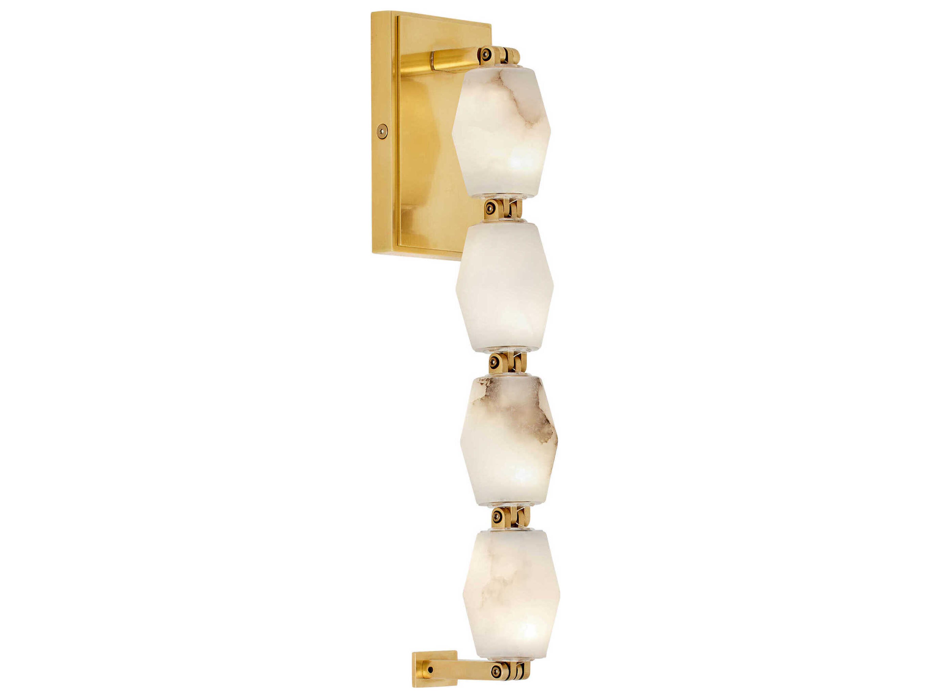 Collier Wall Sconce in Antique Brass