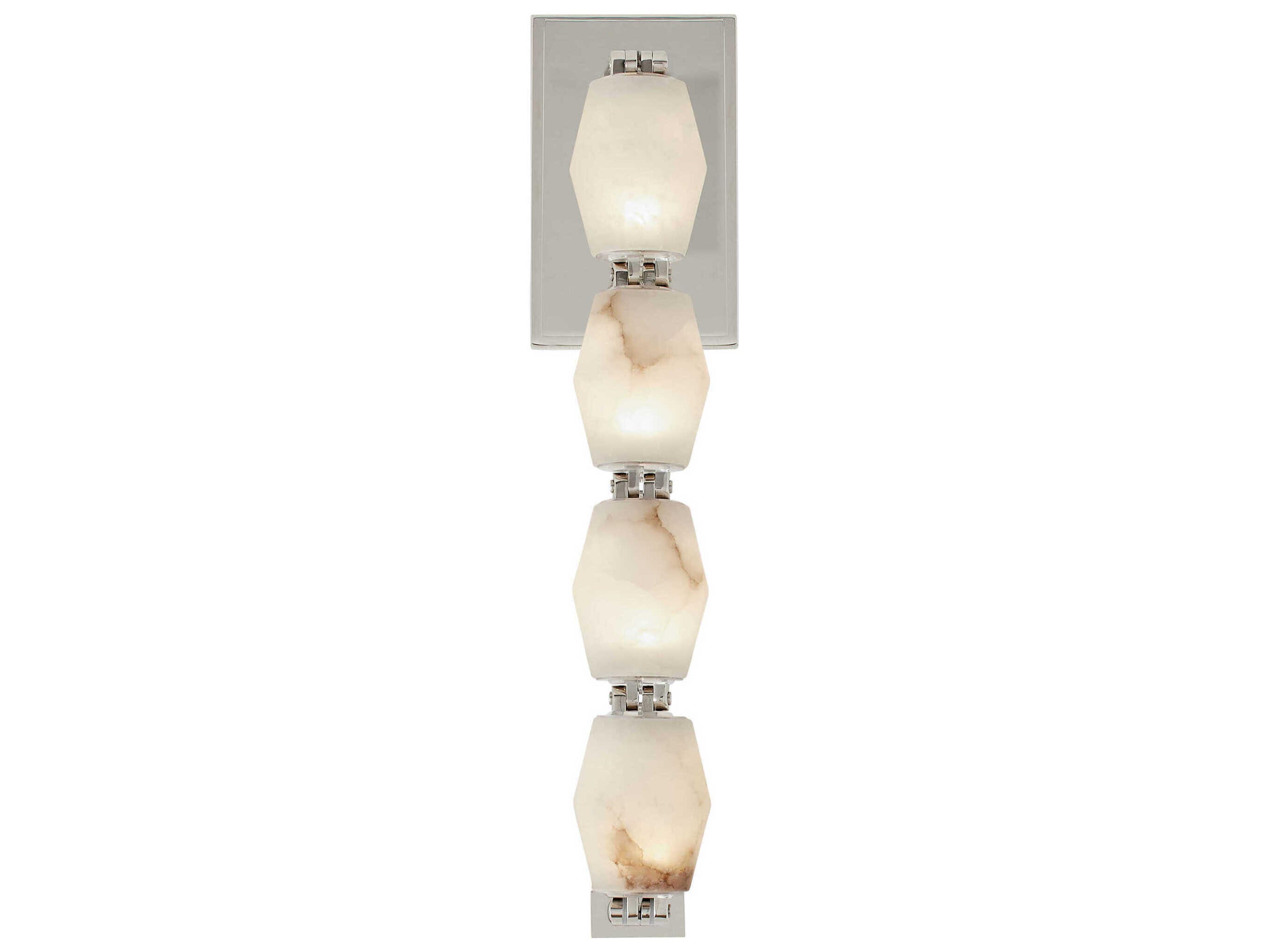 Visual Comfort Modern Collier 1-Light Polished Nickel Wall Sconce