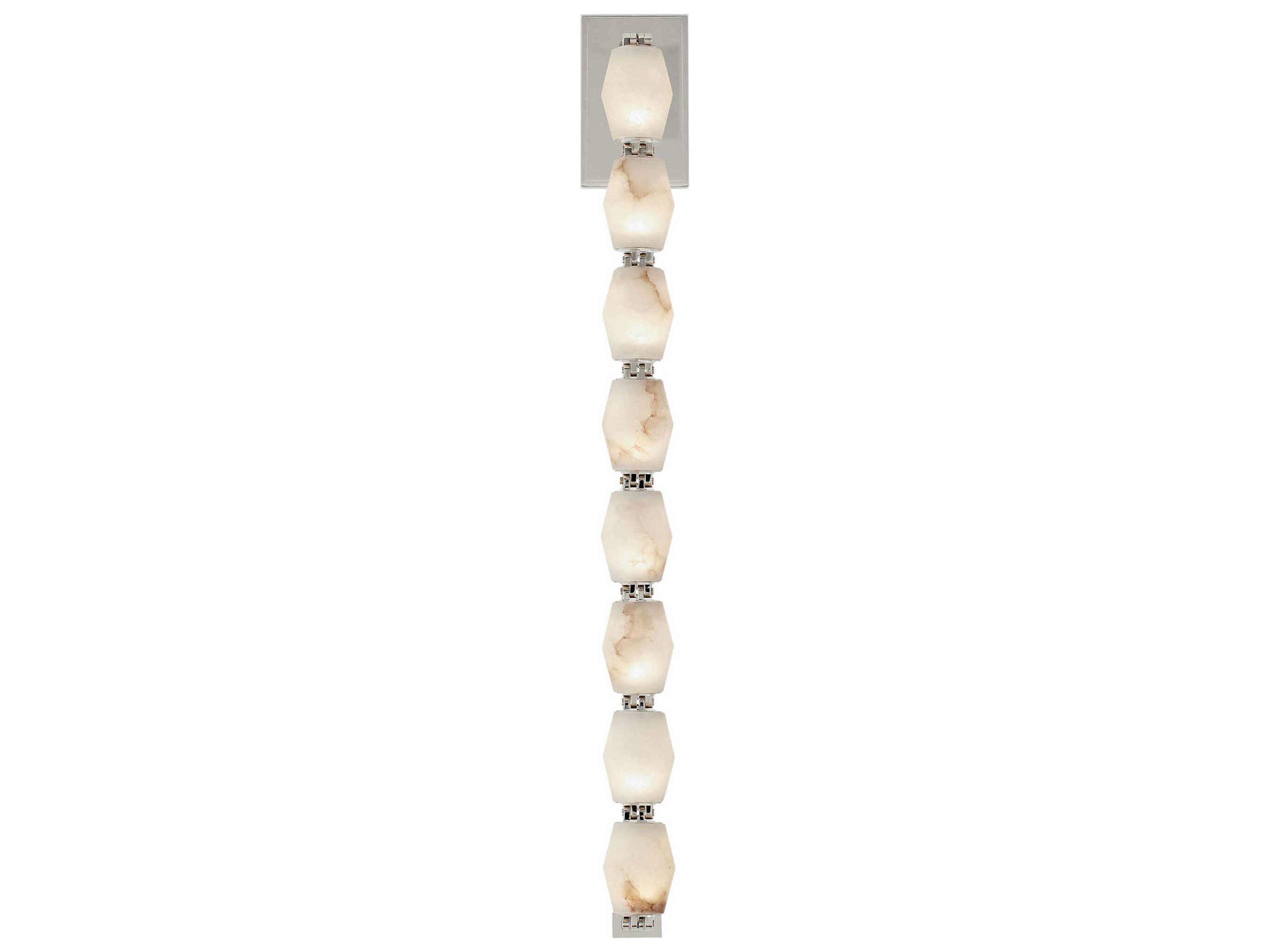 Visual Comfort Modern Collier 1-Light Polished Nickel Wall Sconce