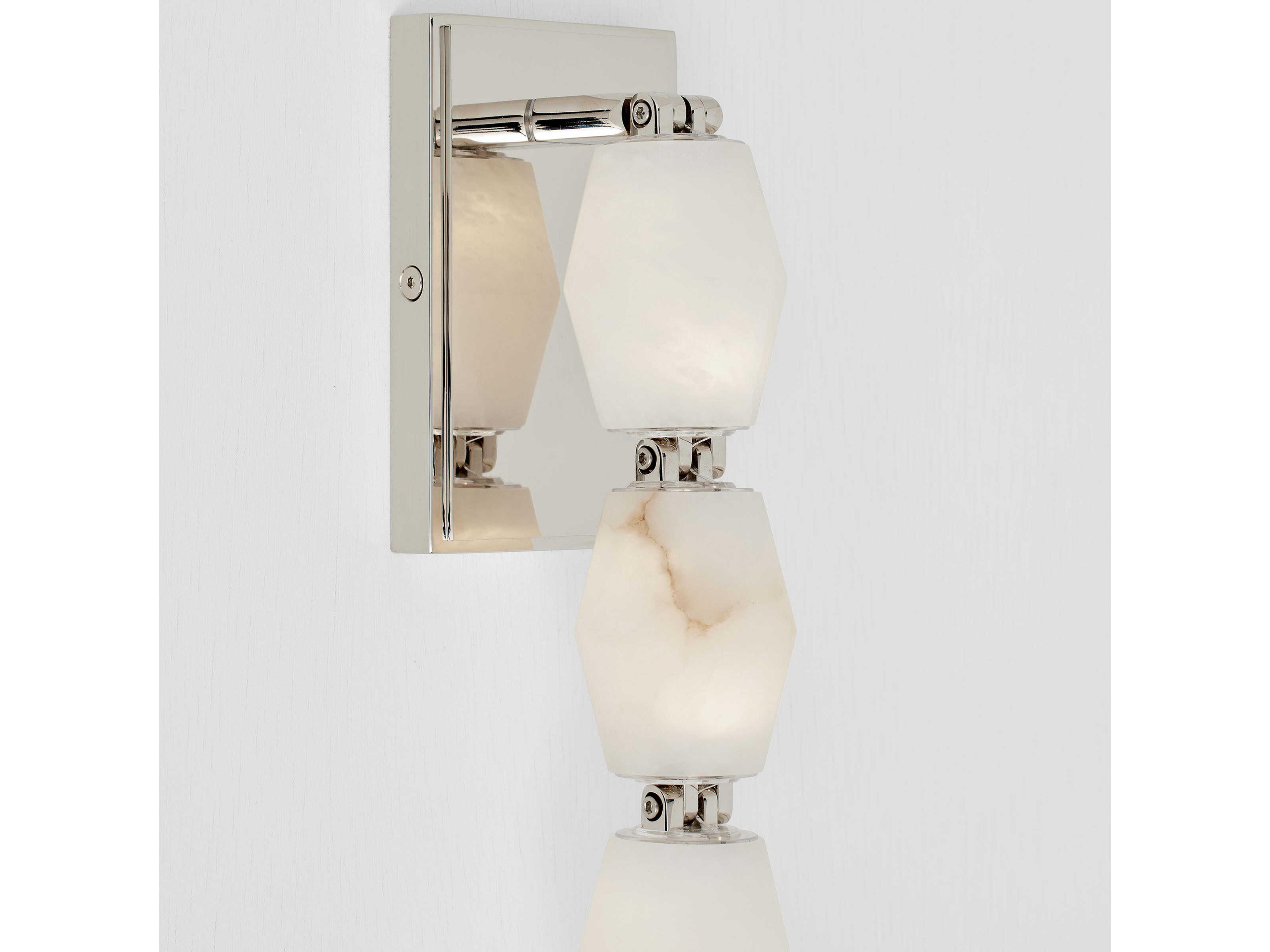 Visual Comfort Modern Collier 1-Light Polished Nickel Wall Sconce