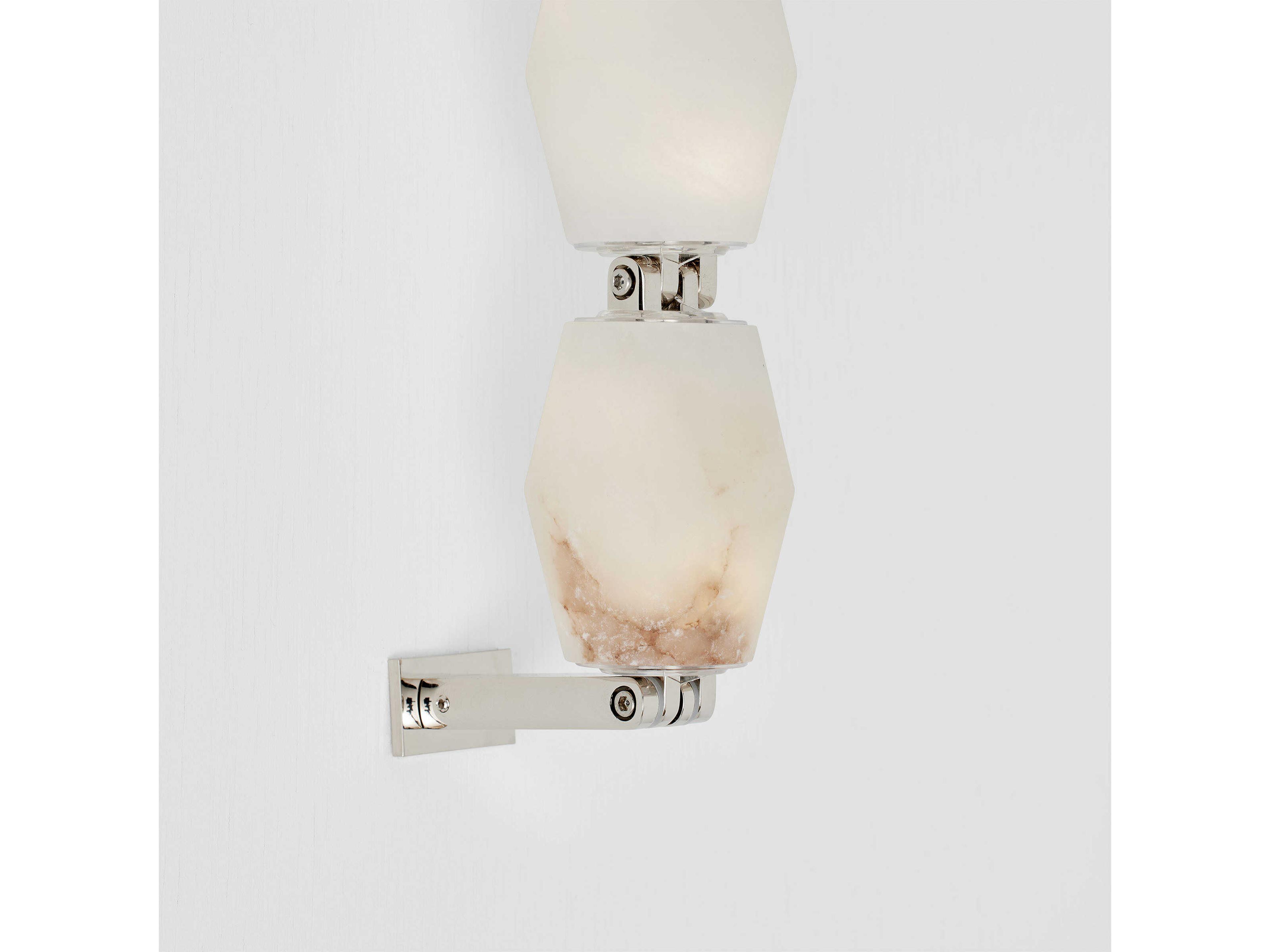 Visual Comfort Modern Collier 1-Light Polished Nickel Wall Sconce