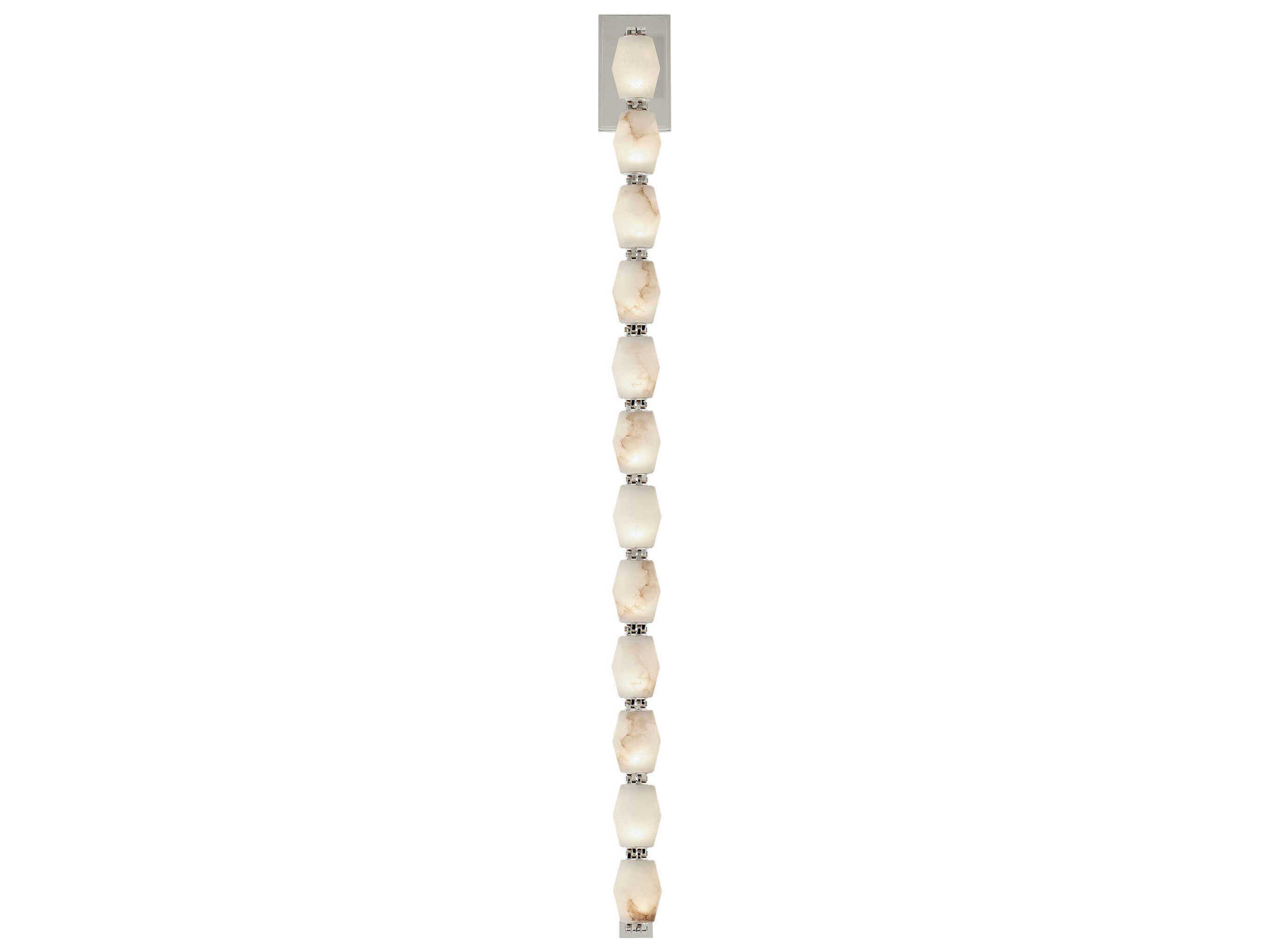 Visual Comfort Modern Collier 1-Light Polished Nickel Wall Sconce