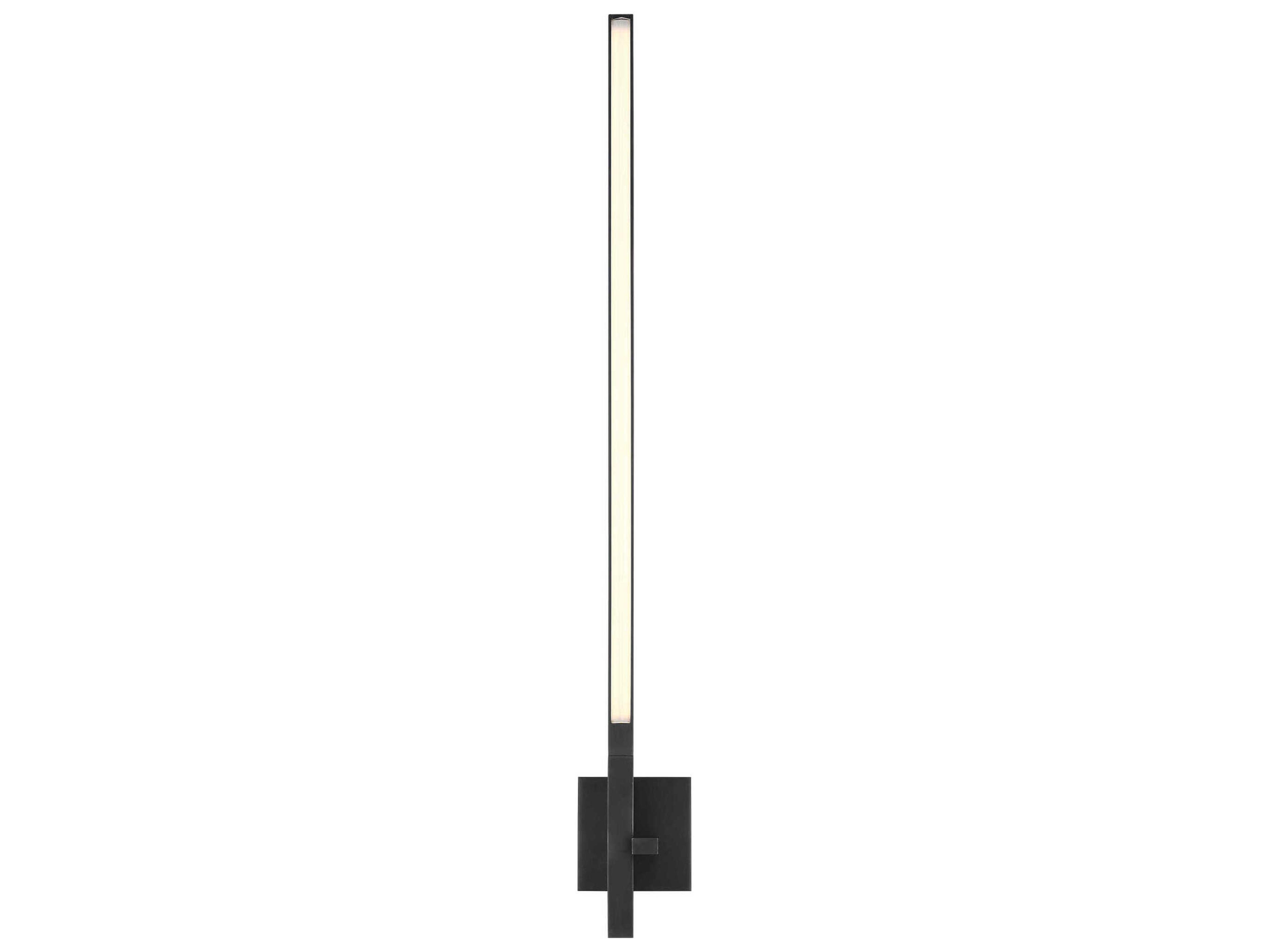 Visual Comfort Modern Cityscape 1-Light Bronze Wall Sconce