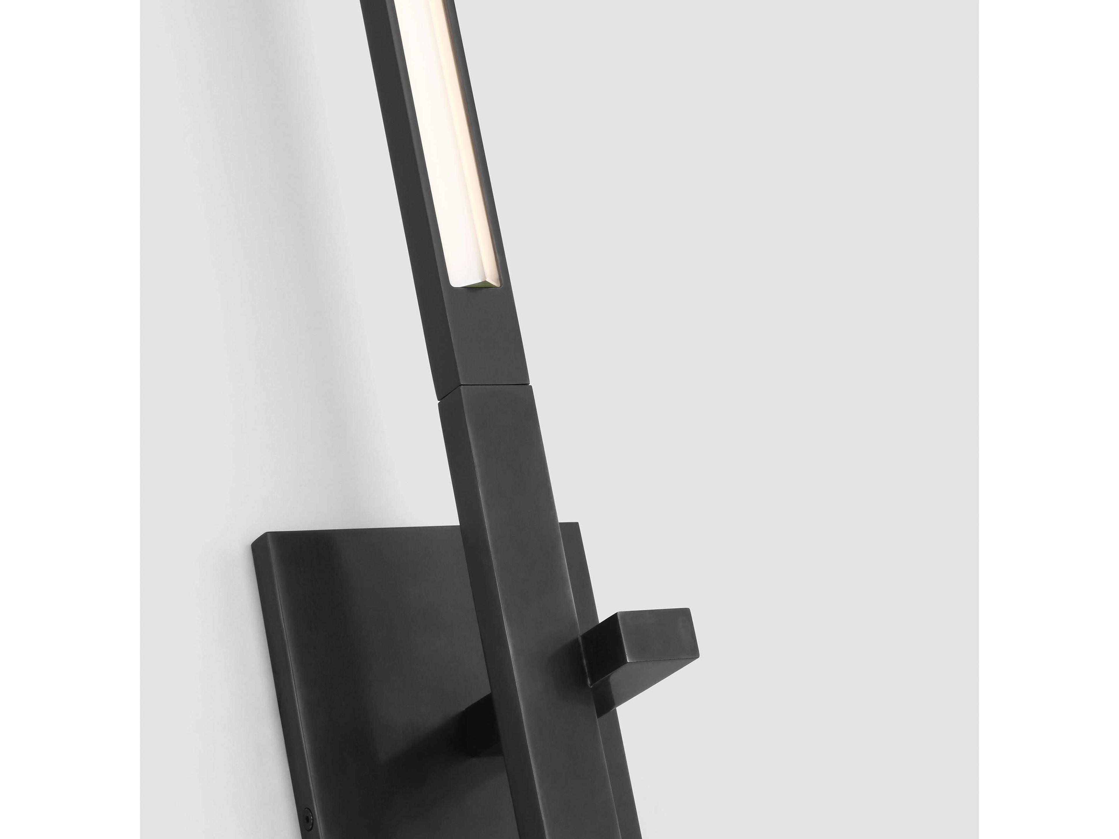 Visual Comfort Modern Cityscape 1-Light Bronze Wall Sconce