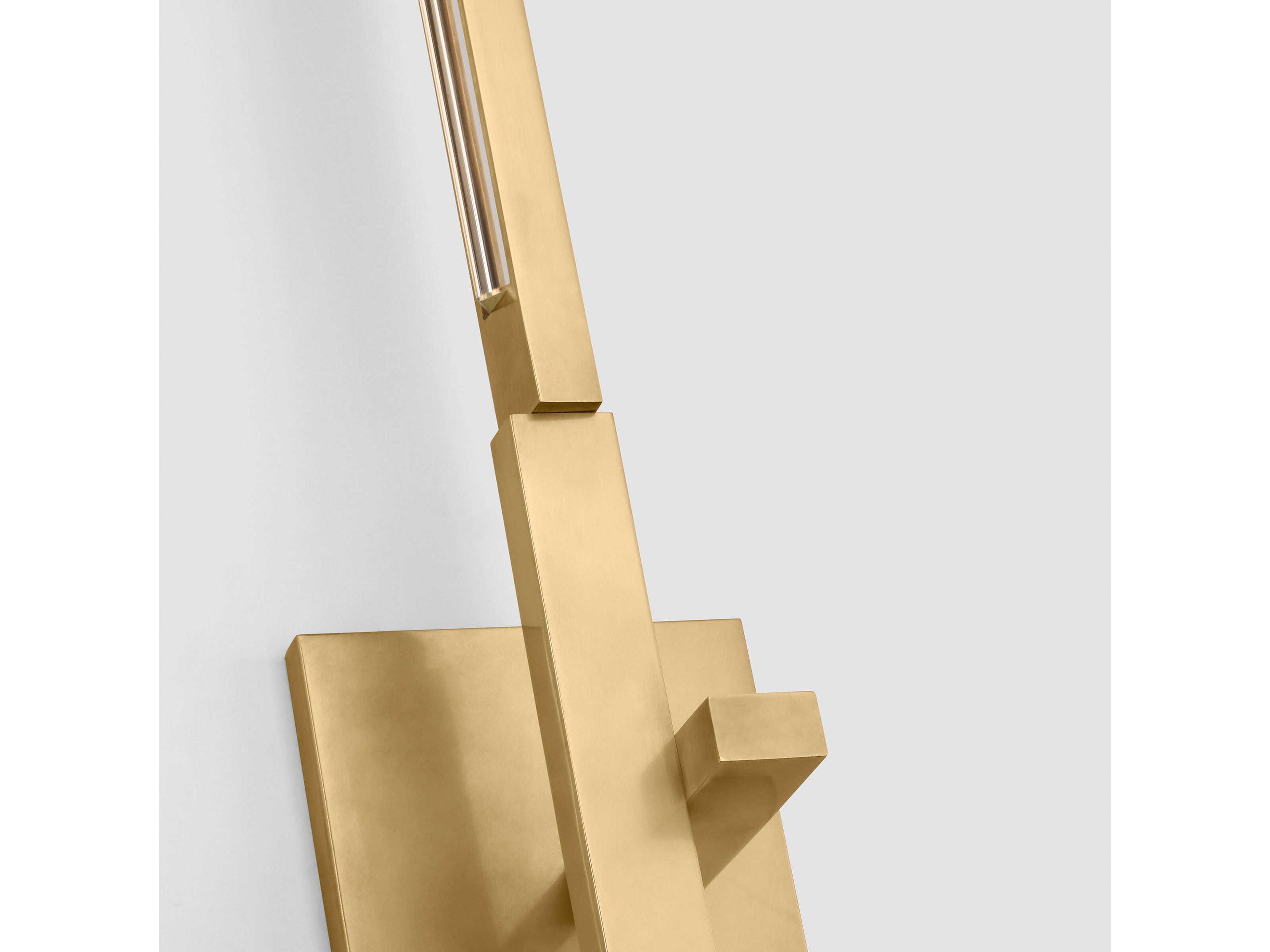 Visual Comfort Modern Cityscape 1-Light Hand Rubbed Antique Brass Wall Sconce